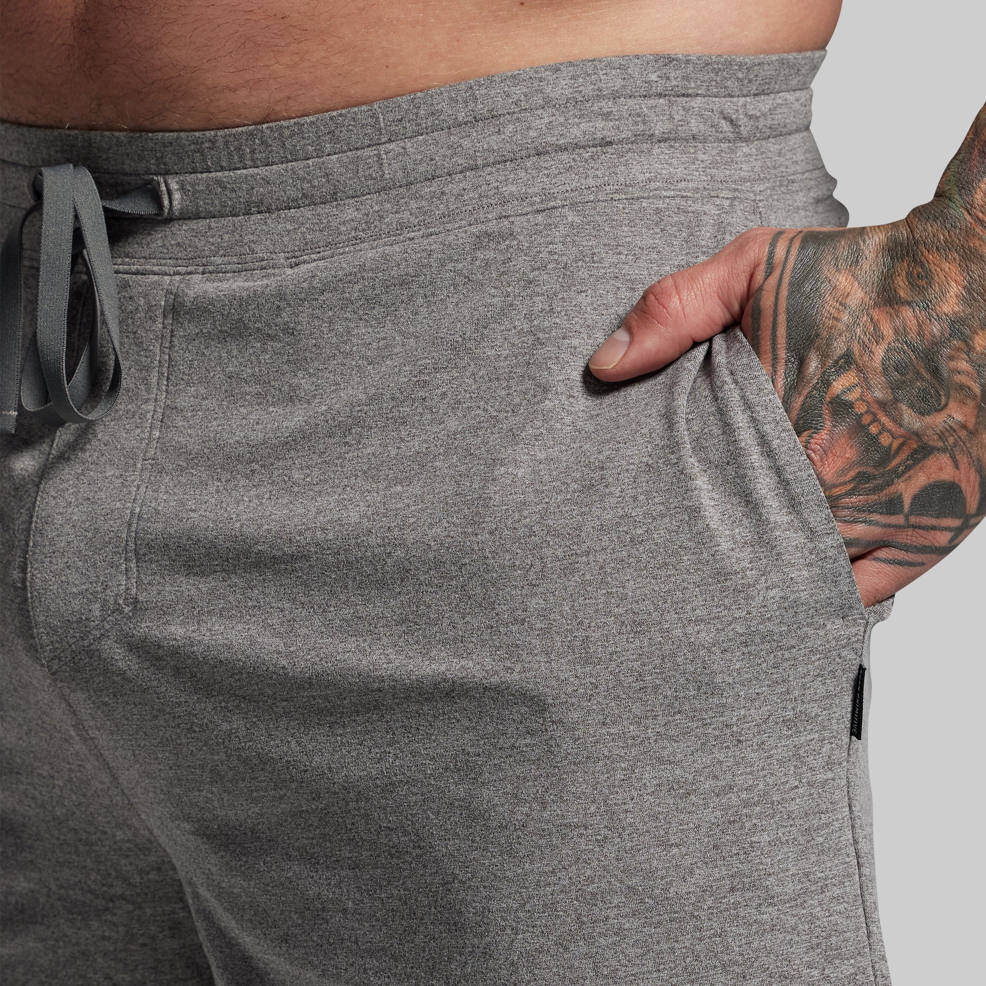 BP Premium Basic All-In-One Short (Heather Grey) - Image 6