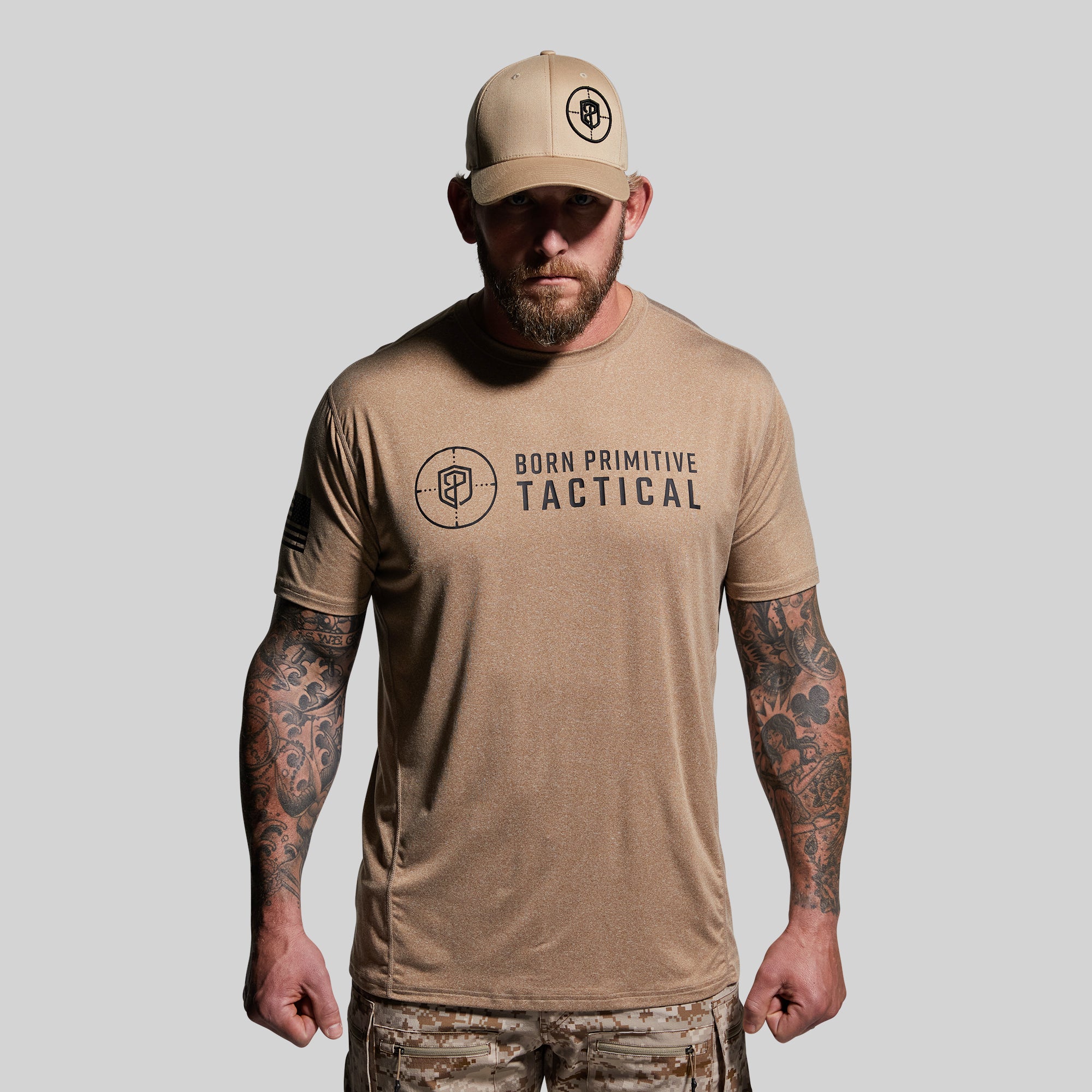 Tactical Brand Range Shirt Flag (Brown)