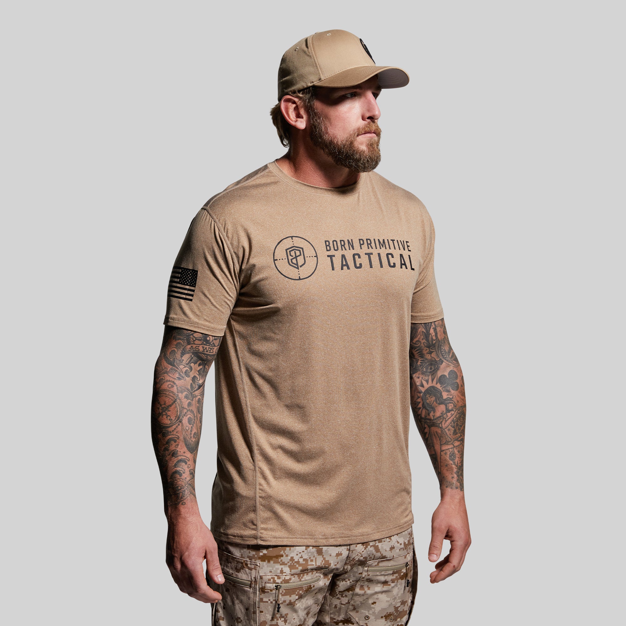 Tactical Brand Range Shirt Flag (Brown) - Image 5