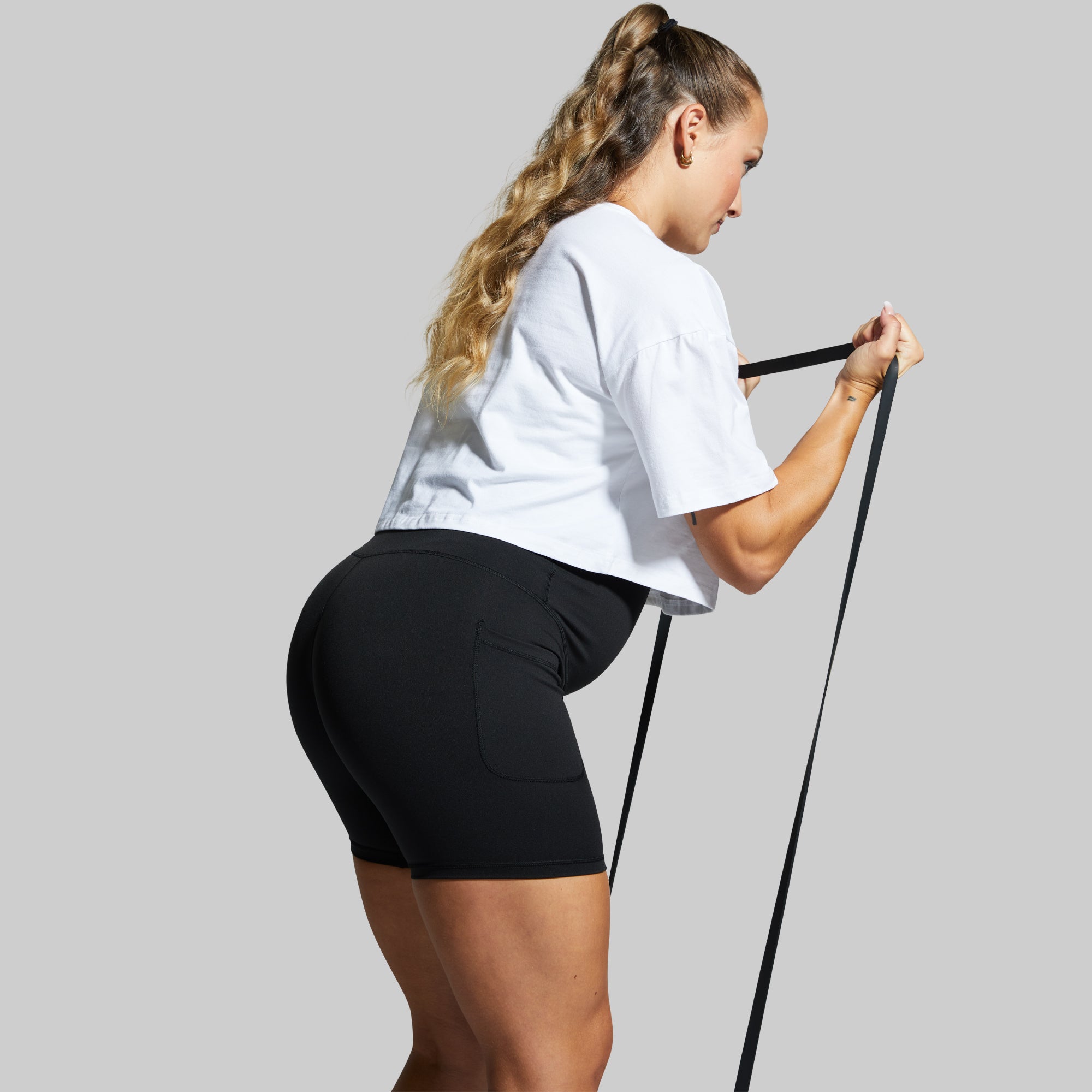 Maternity Biker Short (Black) - Image 6