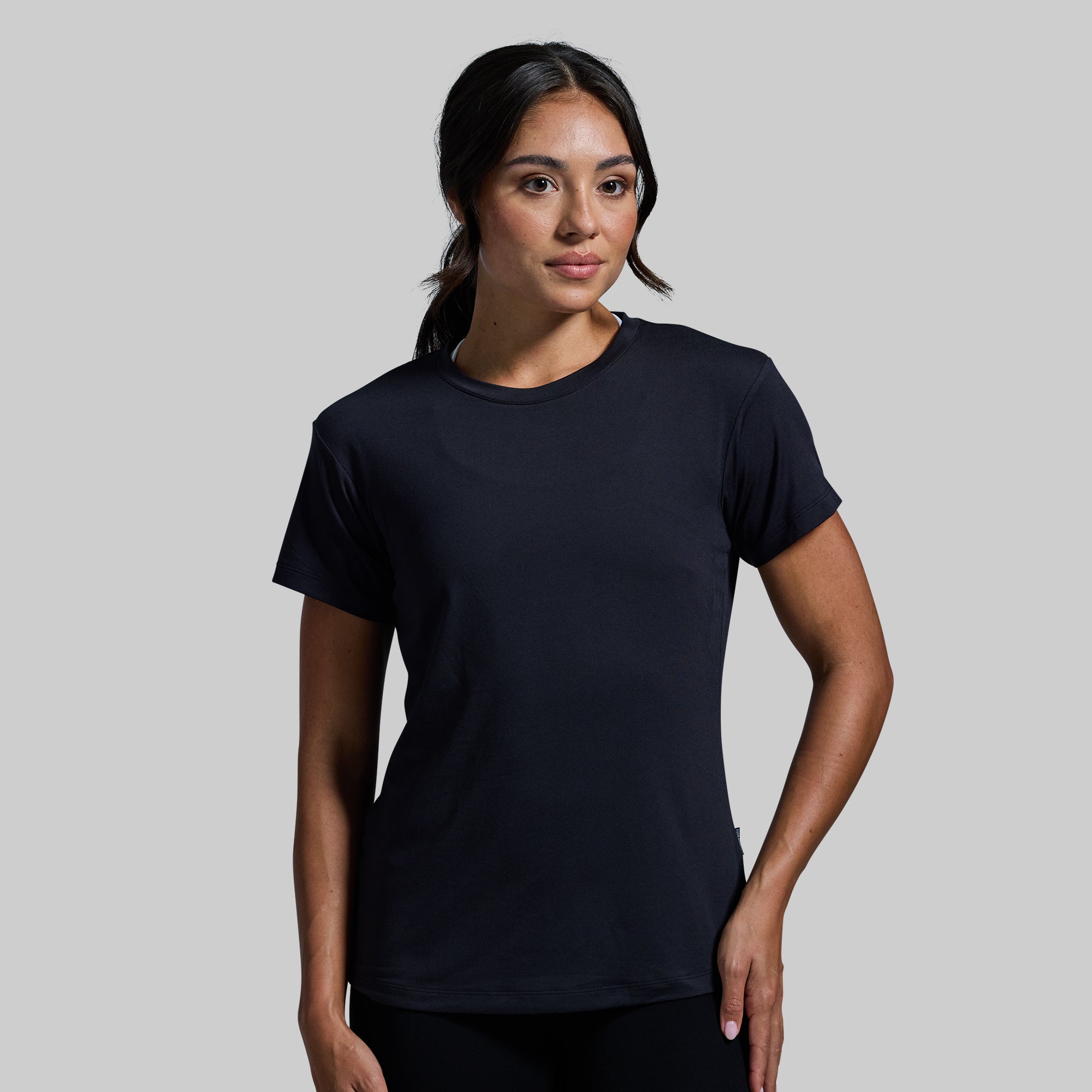 Women's BP Premium Basic Crew (Black) - Image 3