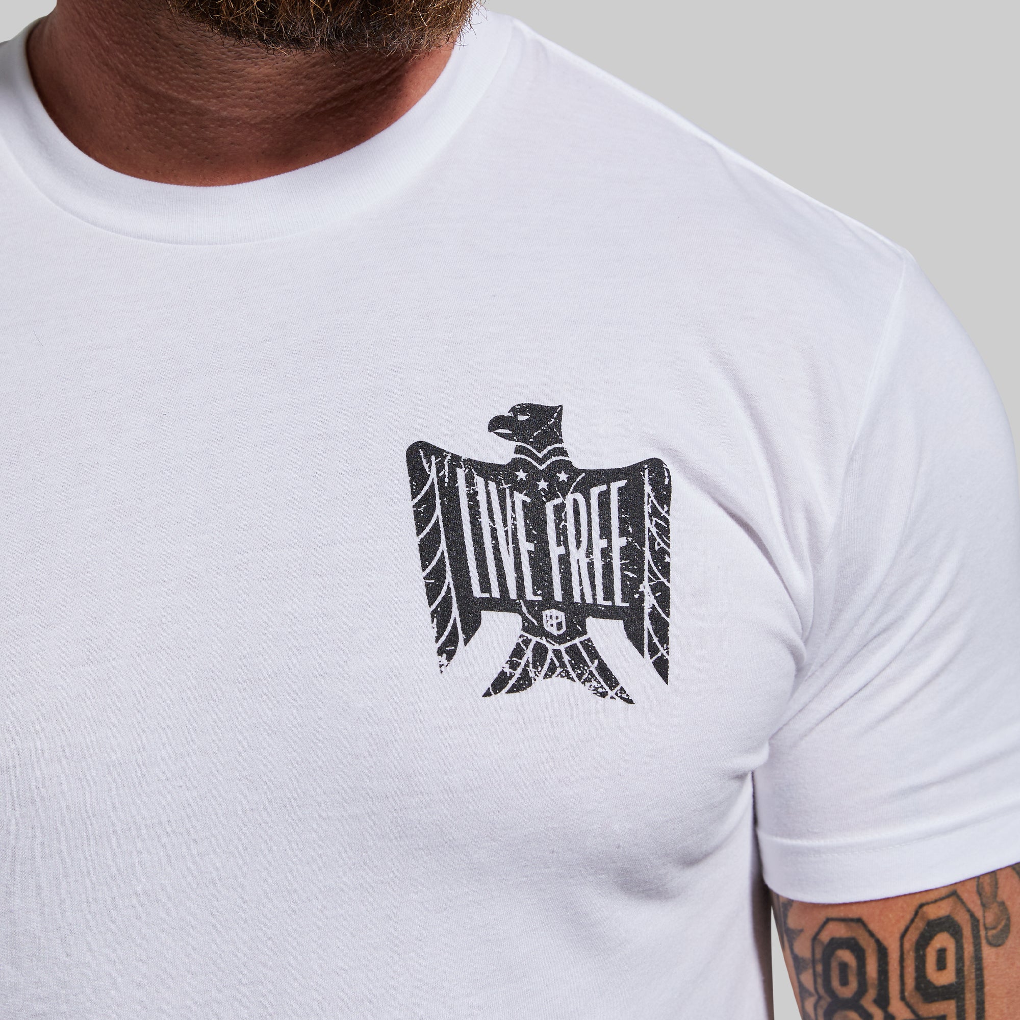 Live Free Tee (White) - Image 3