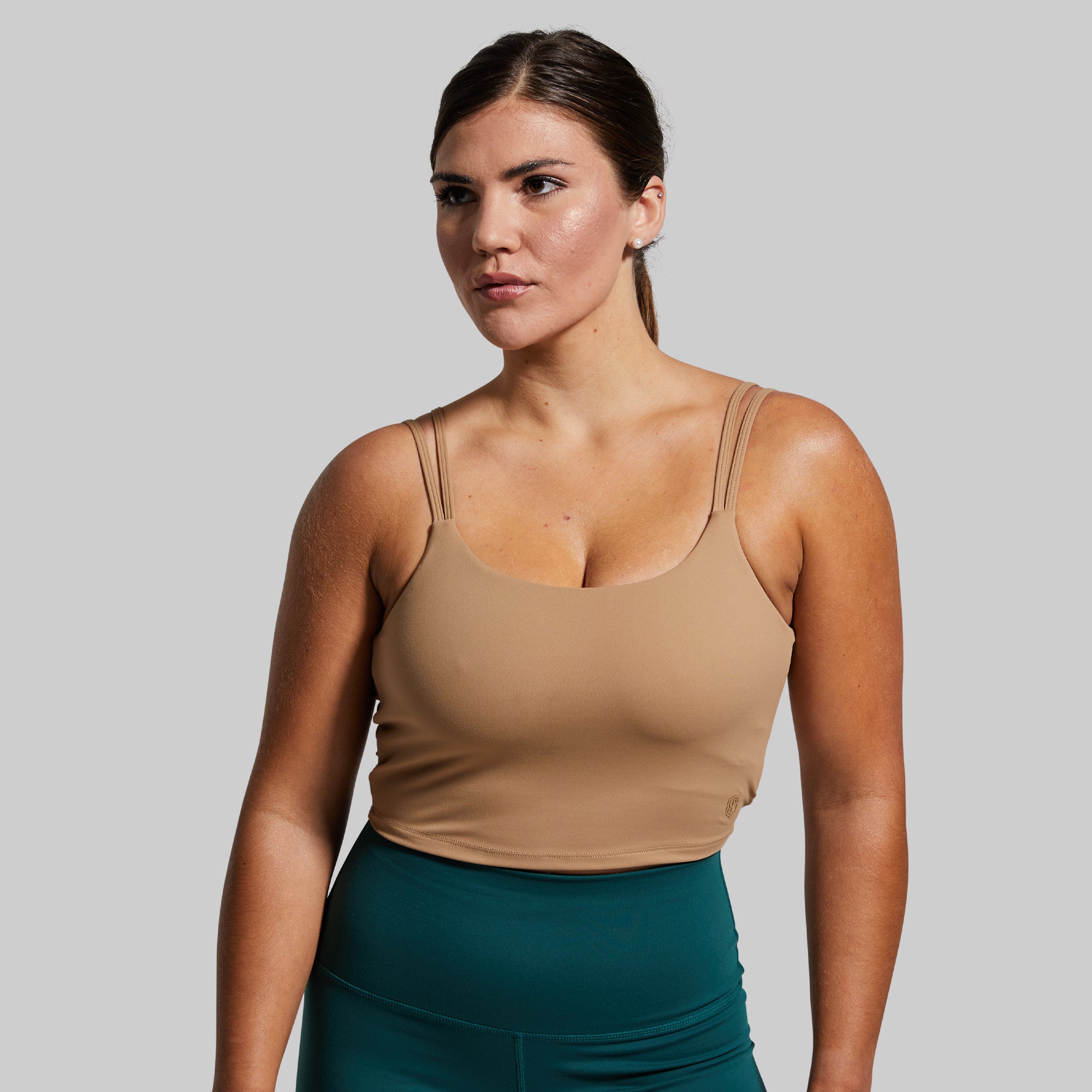 Don't Get It Twisted Sports Bra (Tiger's Eye) - Image 2