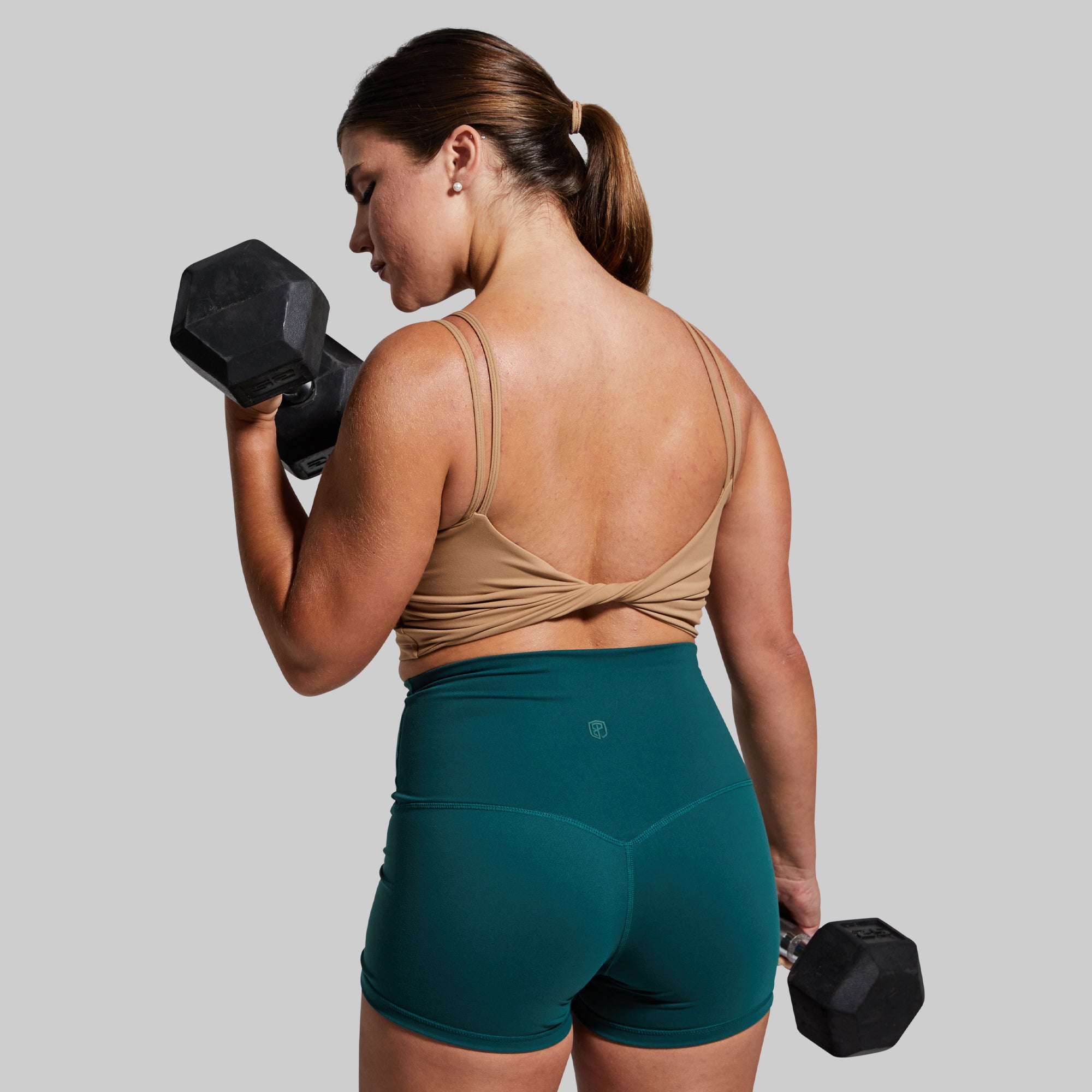 Don't Get It Twisted Sports Bra (Tiger's Eye) - Image 3