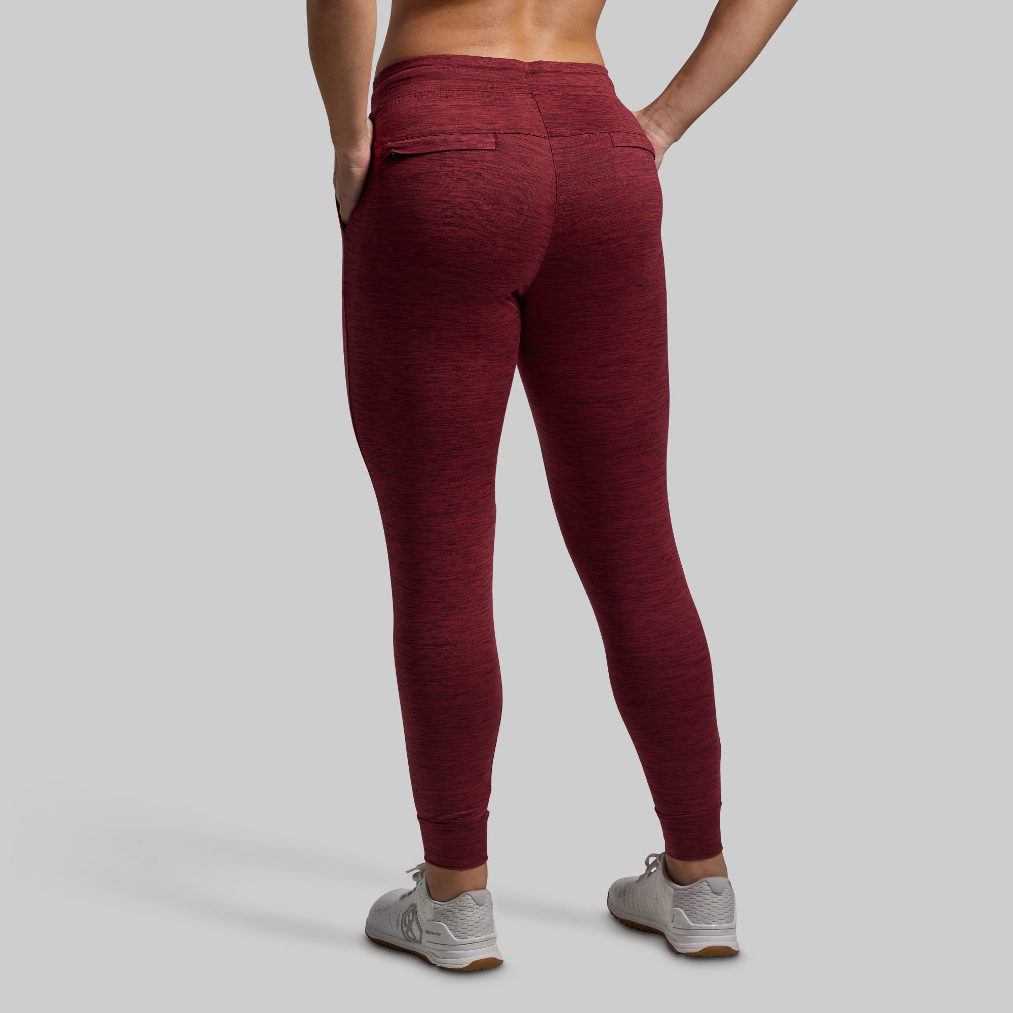 Women's Rest Day Low Rise Athleisure Jogger (Maroon) - Image 2