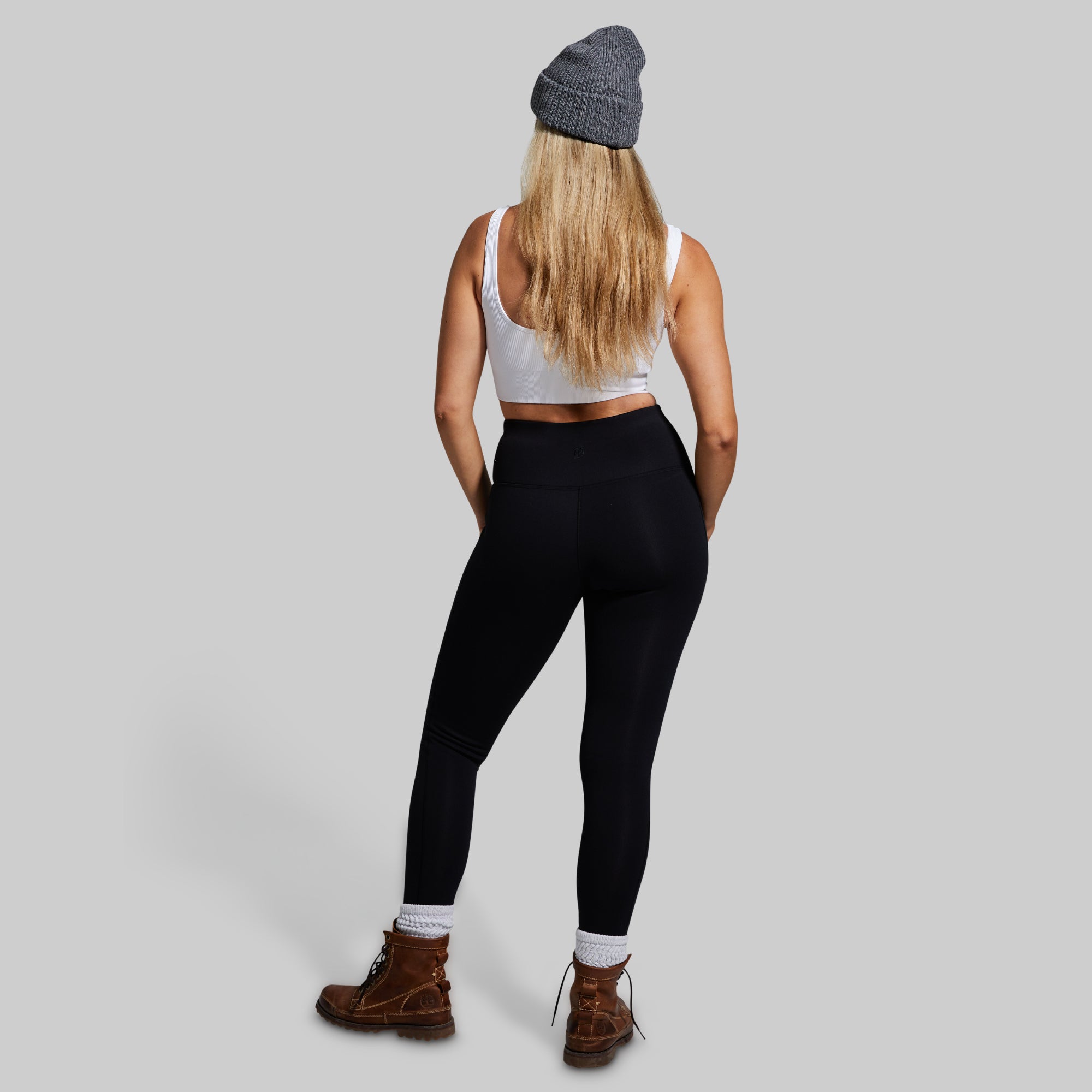 Fleece Lined Legging (Black) - Image 9