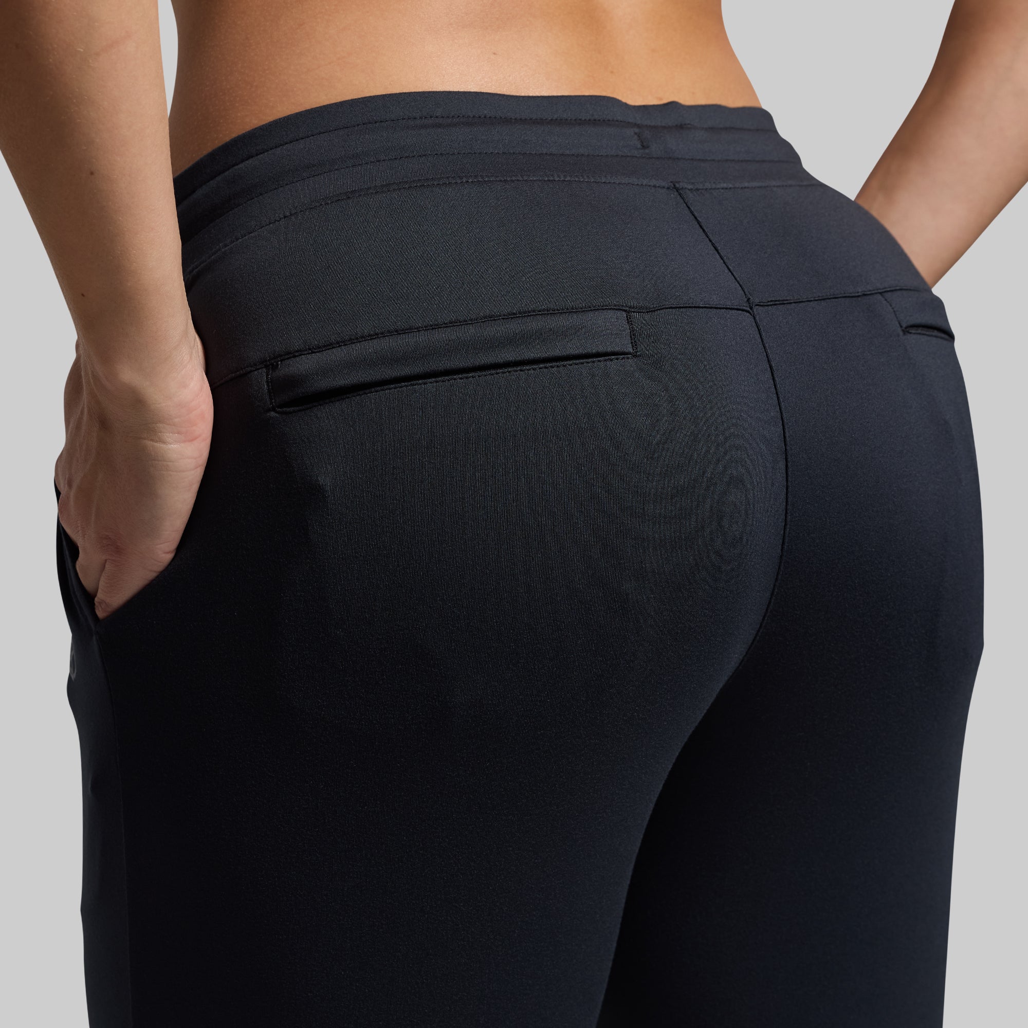 Women's Rest Day Low Rise Athleisure Jogger (Black) - Image 6