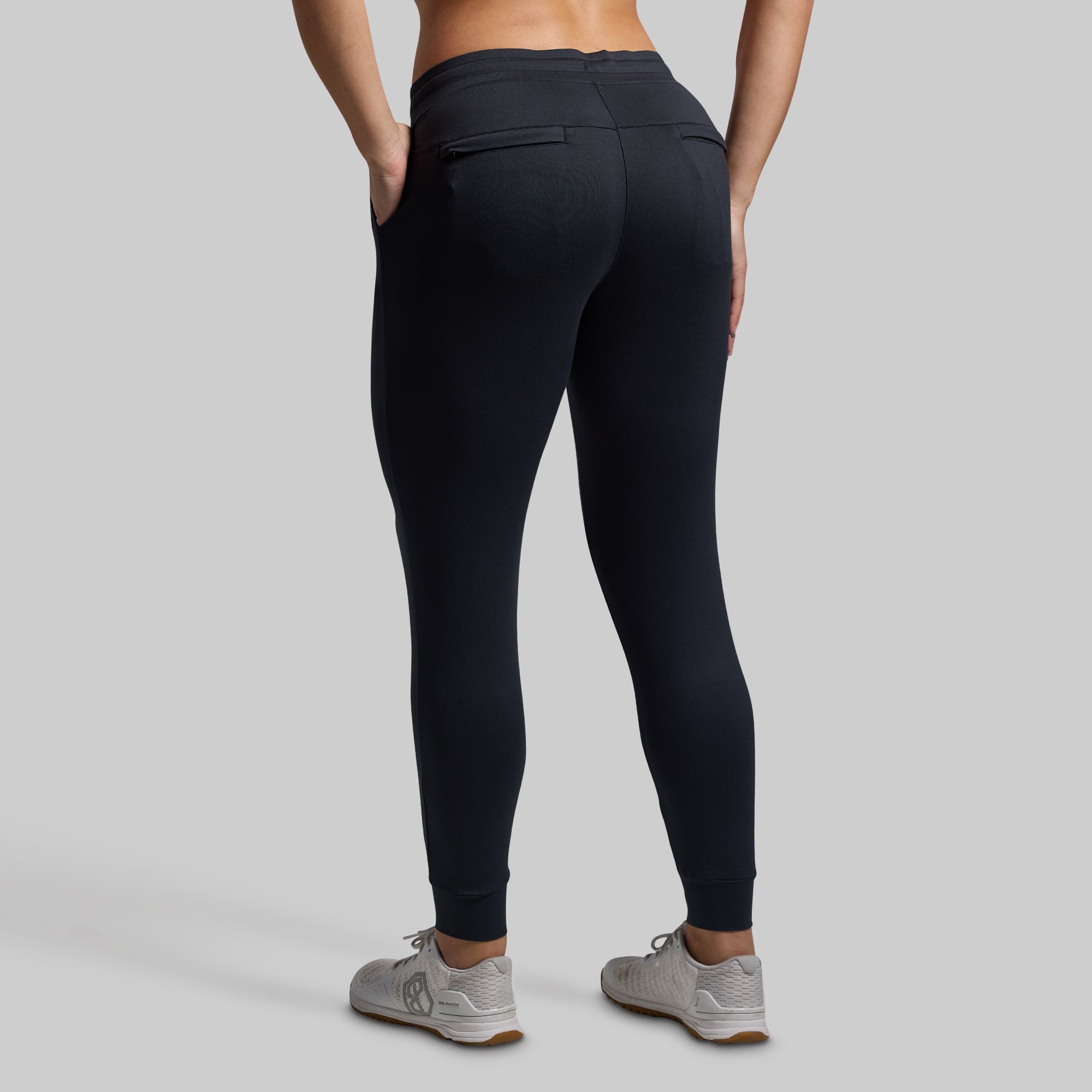 Women's Rest Day Low Rise Athleisure Jogger (Black) - Image 2