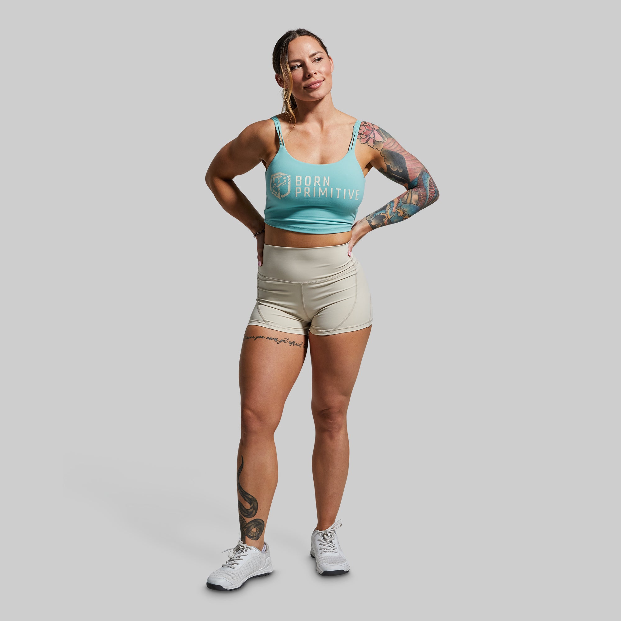 Your Go To Booty Short (Oatmeal) - Image 7