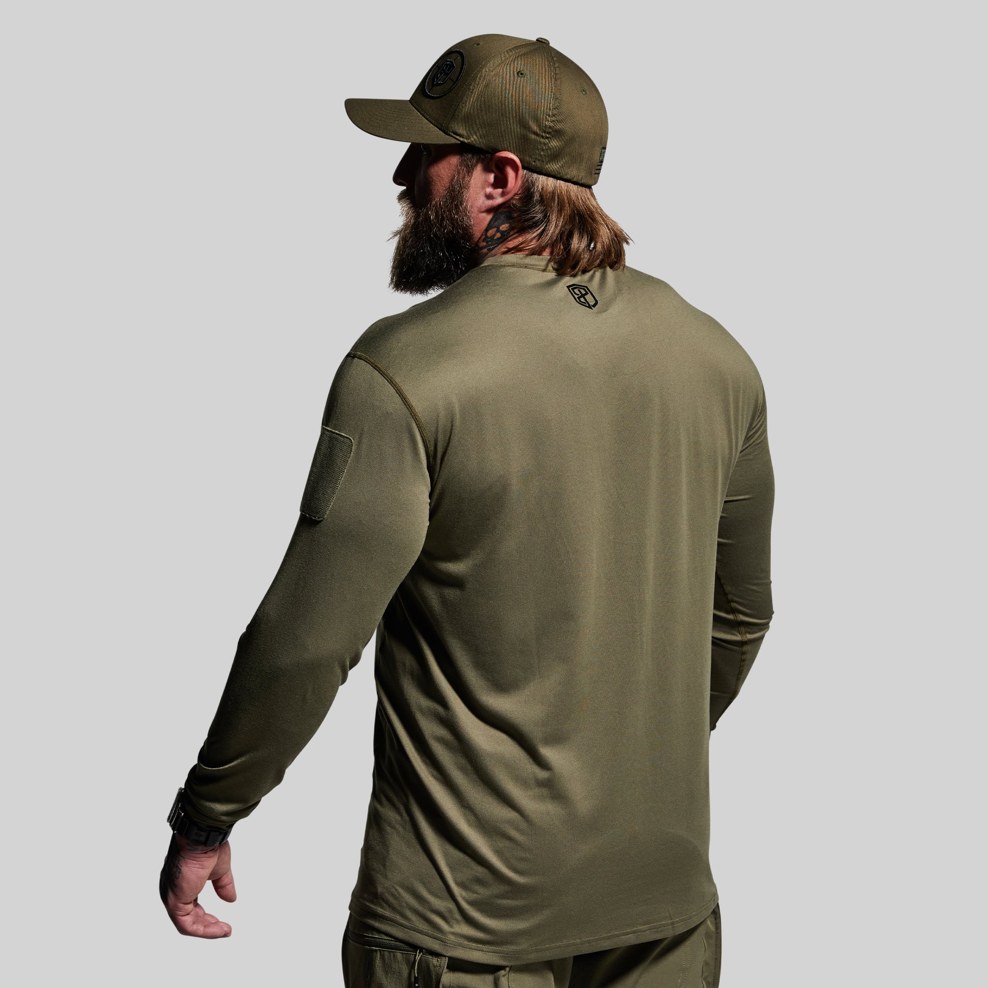 Long Sleeve Range Shirt (OD Green) - Image 6