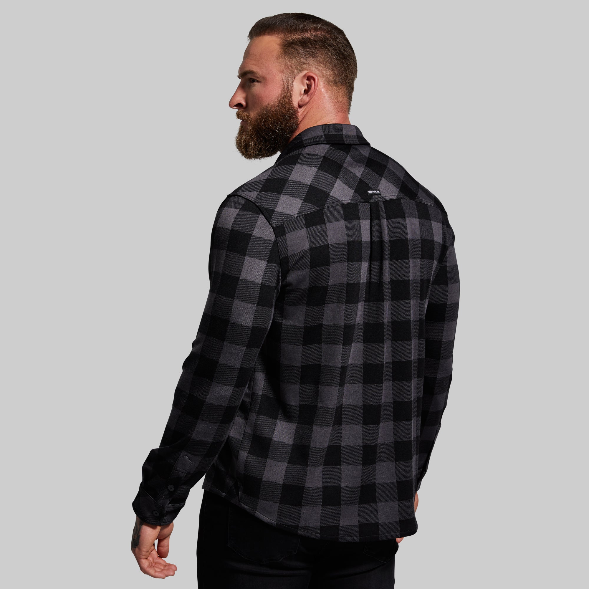 Woodsman Stretchy Flannel (Smoke) - Image 5