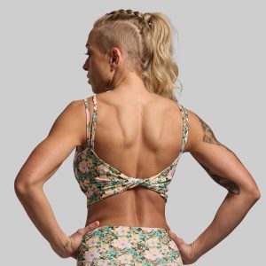 Don't Get It Twisted Sports Bra (Petal Perfect)