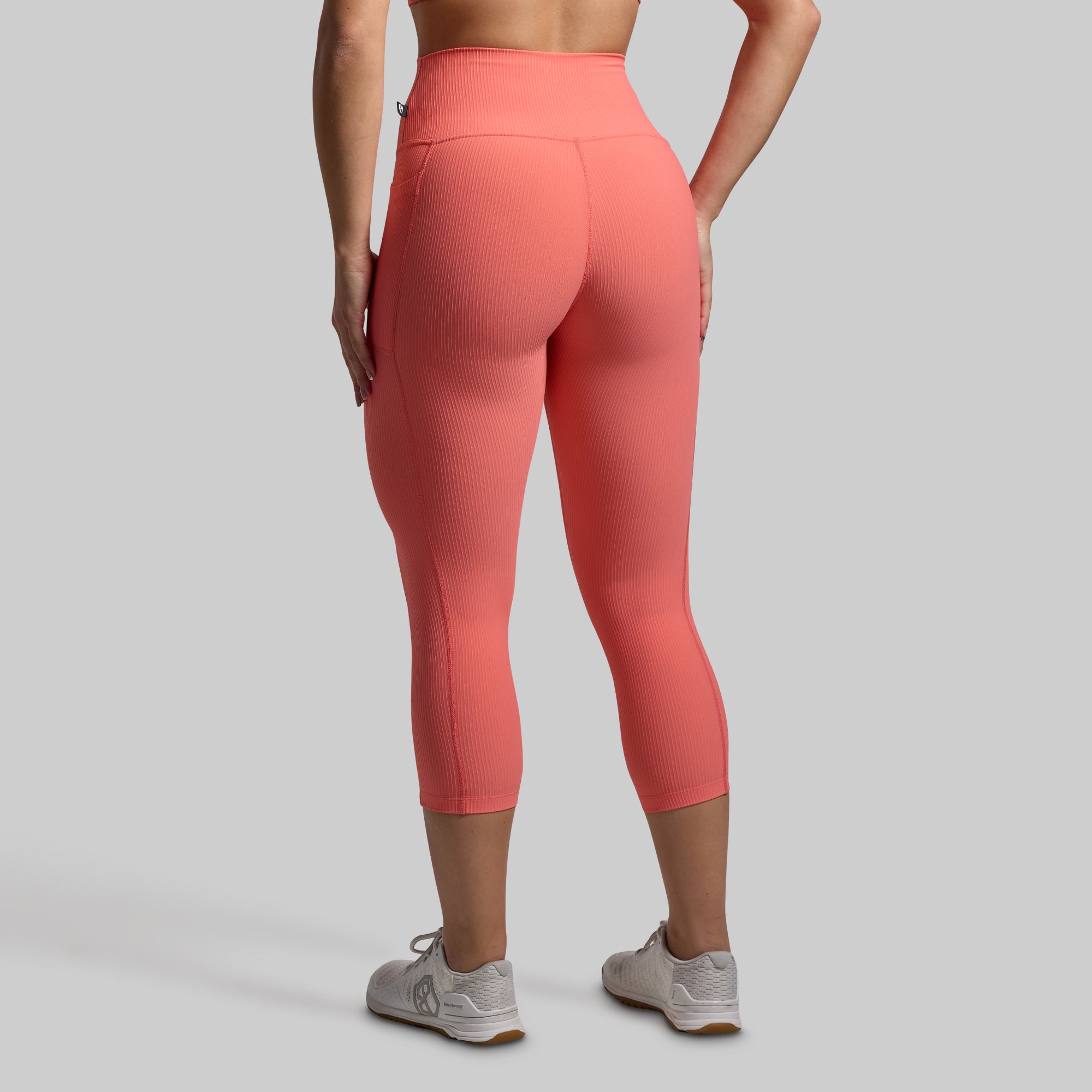 All or Nothing Capri w/ Pockets (Hot Peach) - Image 2