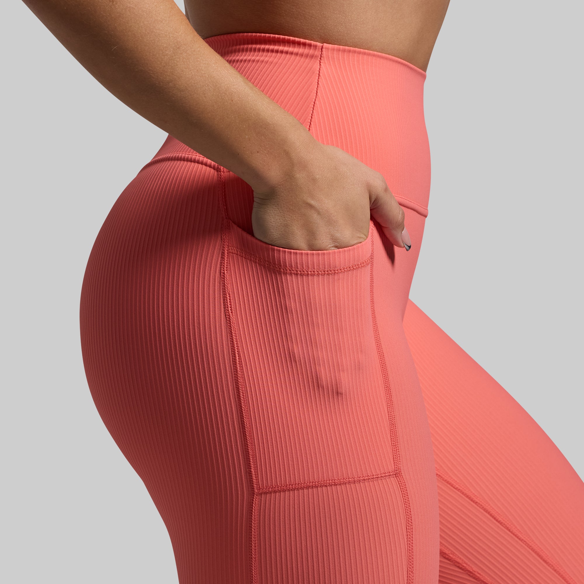 All or Nothing Capri w/ Pockets (Hot Peach) - Image 4