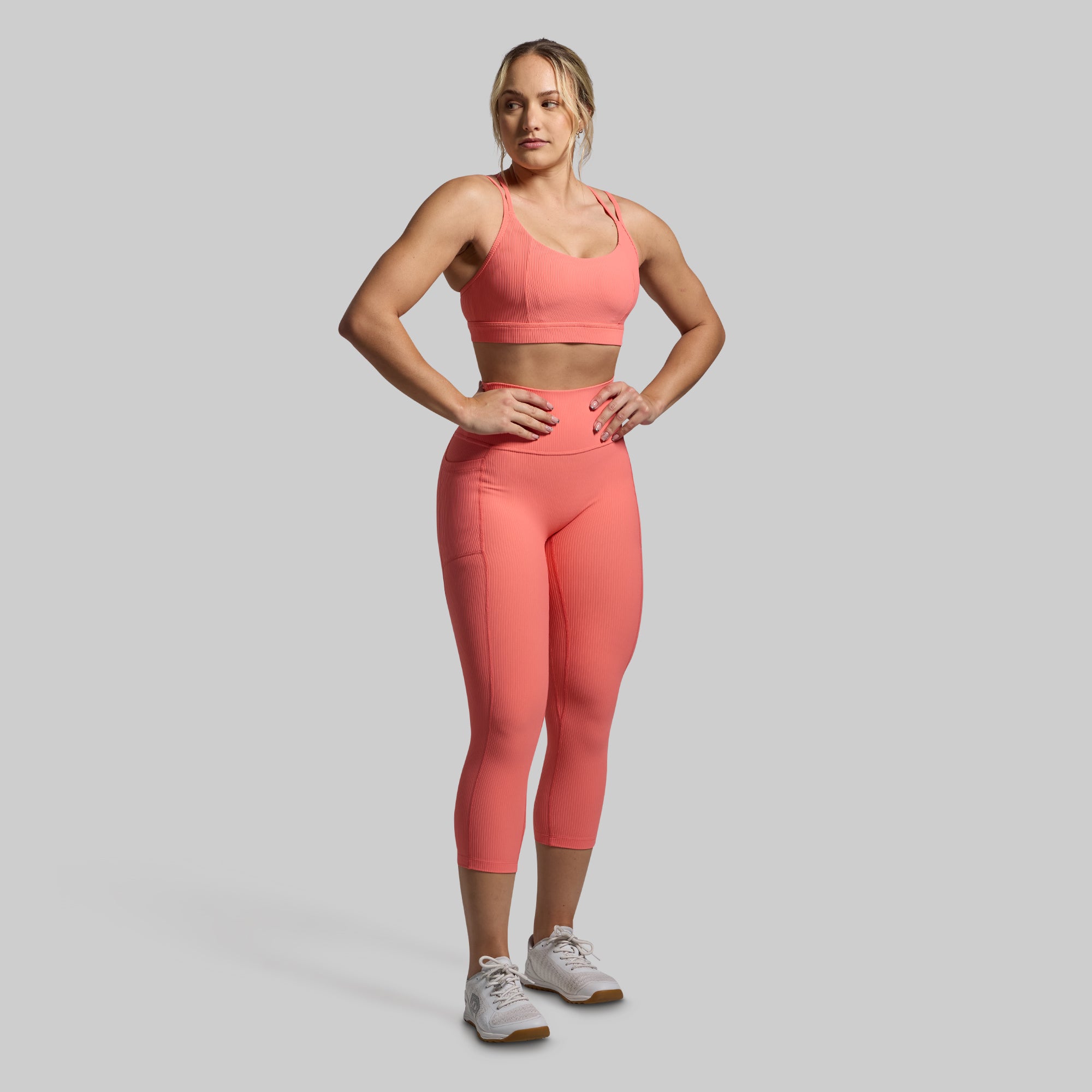 All or Nothing Capri w/ Pockets (Hot Peach) - Image 6