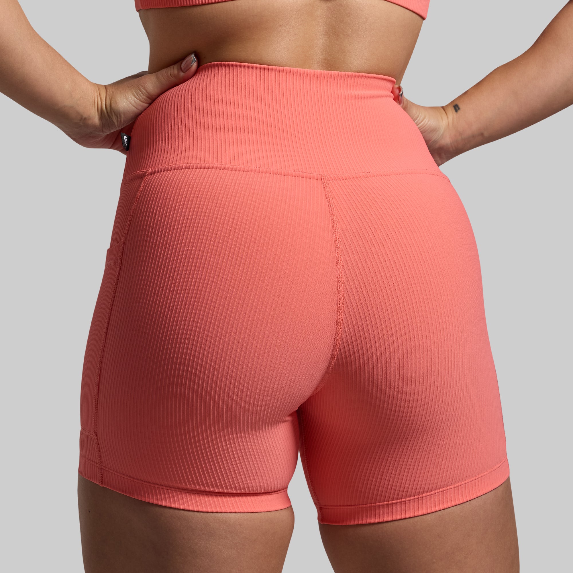 All or Nothing Short (Hot Peach) - Image 2