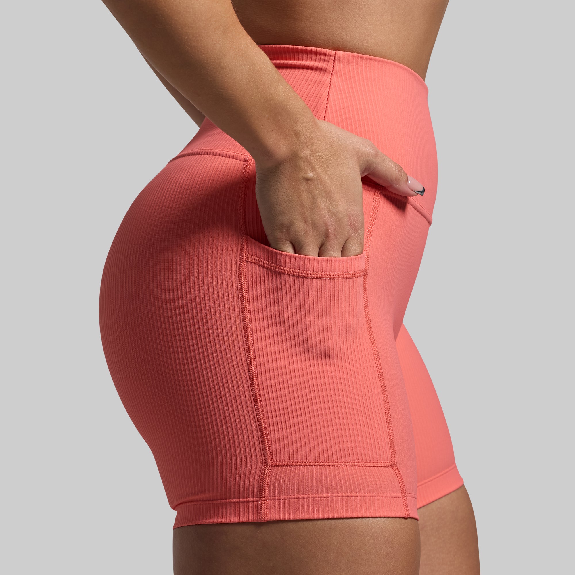 All or Nothing Short (Hot Peach) - Image 3