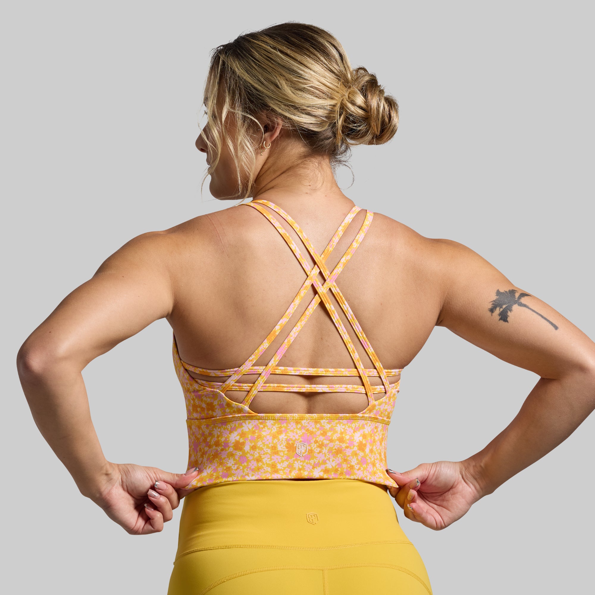 Crossfire Sports Bra (Flower Power)
