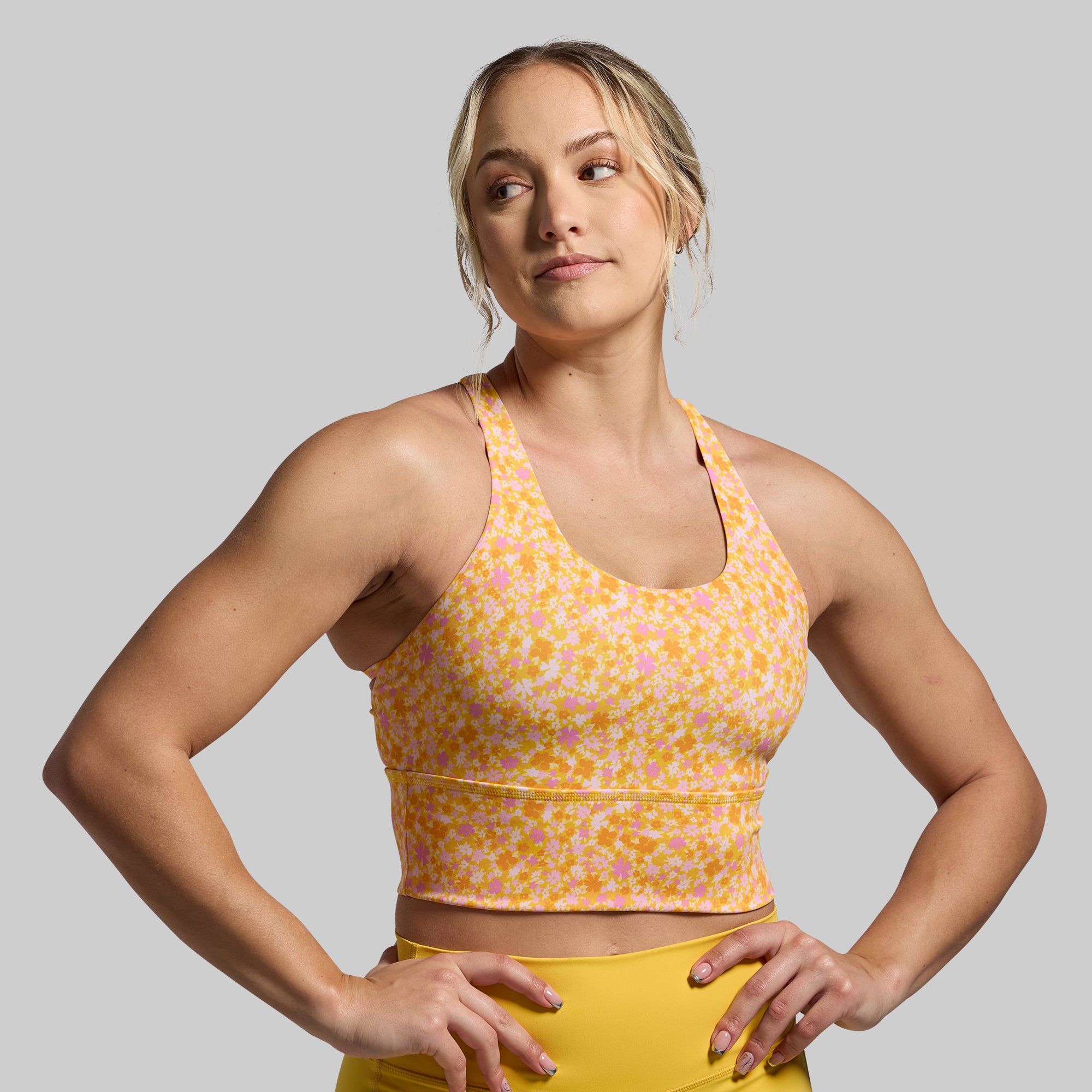 Crossfire Sports Bra (Flower Power) - Image 2
