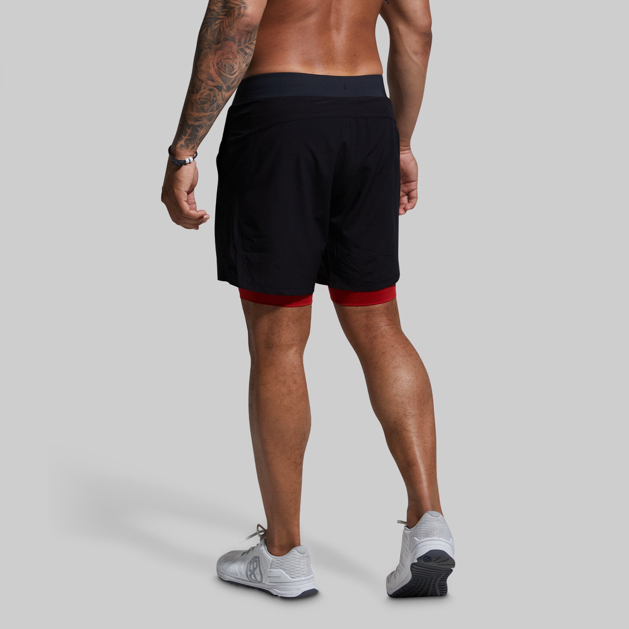 Versatile Short w/ Compression 7 (Thin Red Line Gunmetal) - Image 3