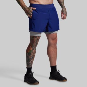 Versatile Short w/ Compression 5 (Cobalt)
