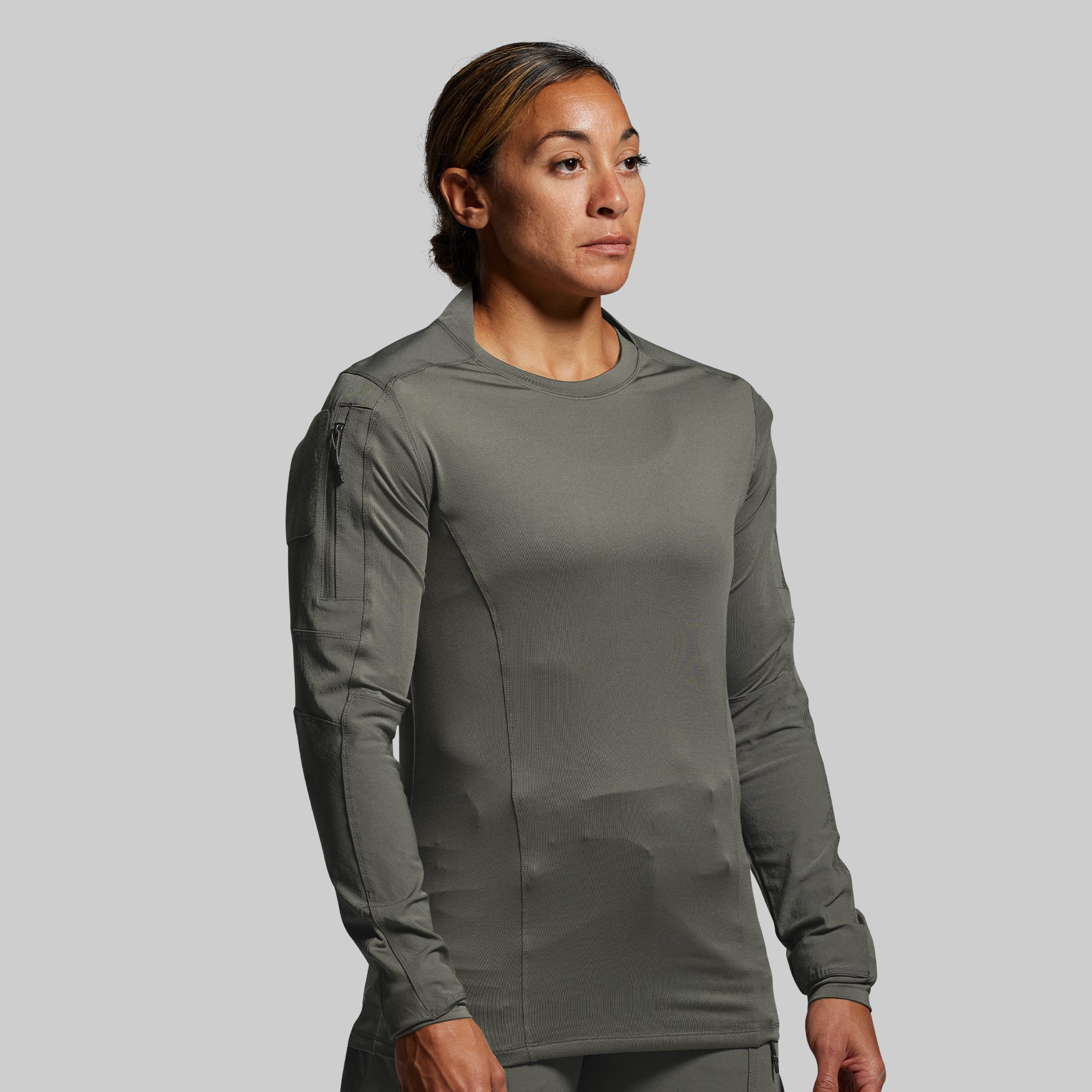 Women's Long Sleeve Op Top (Ranger Green) - Image 7