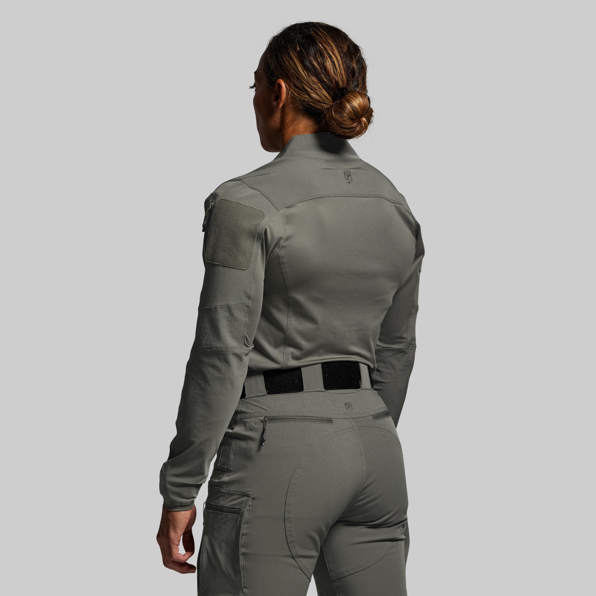 Women's Long Sleeve Op Top (Ranger Green) - Image 2