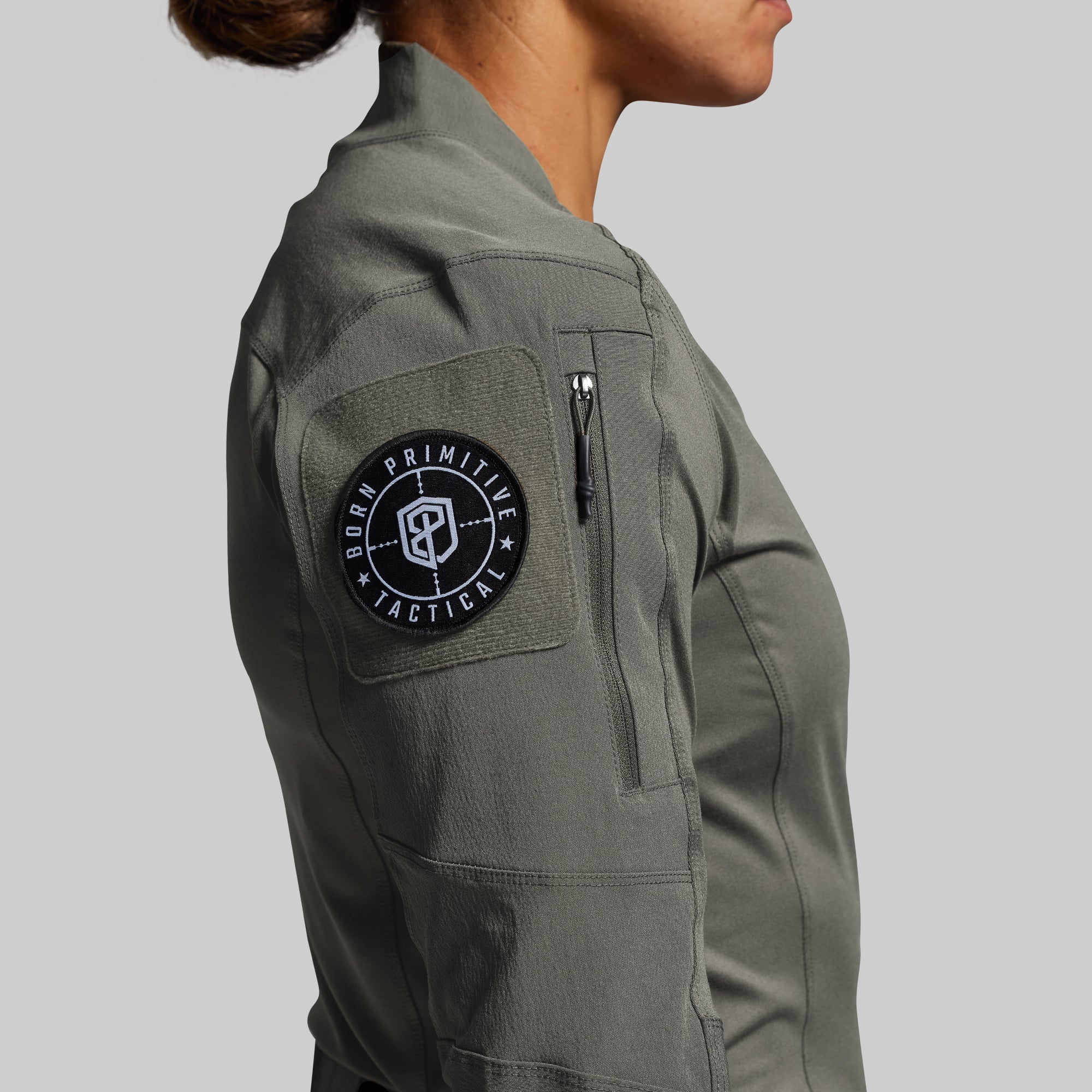 Women's Long Sleeve Op Top (Ranger Green) - Image 6