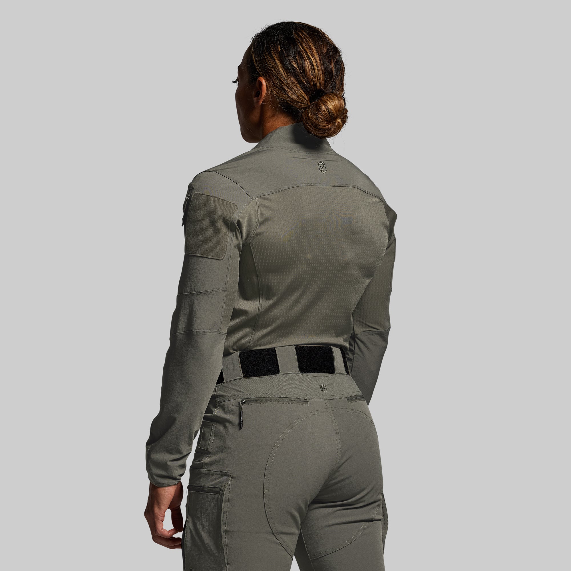 Women's Long Sleeve Op Top Pro (Ranger Green) - Image 2