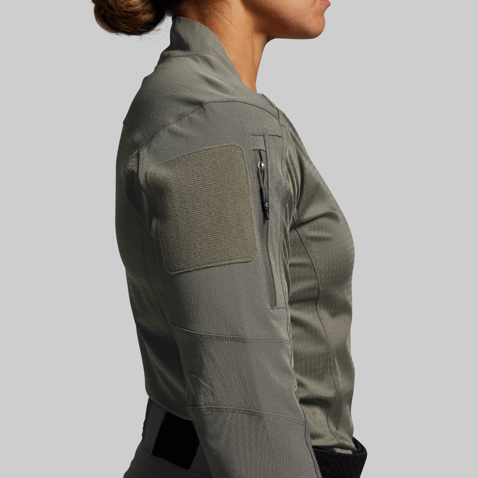 Women's Long Sleeve Op Top Pro (Ranger Green) - Image 5