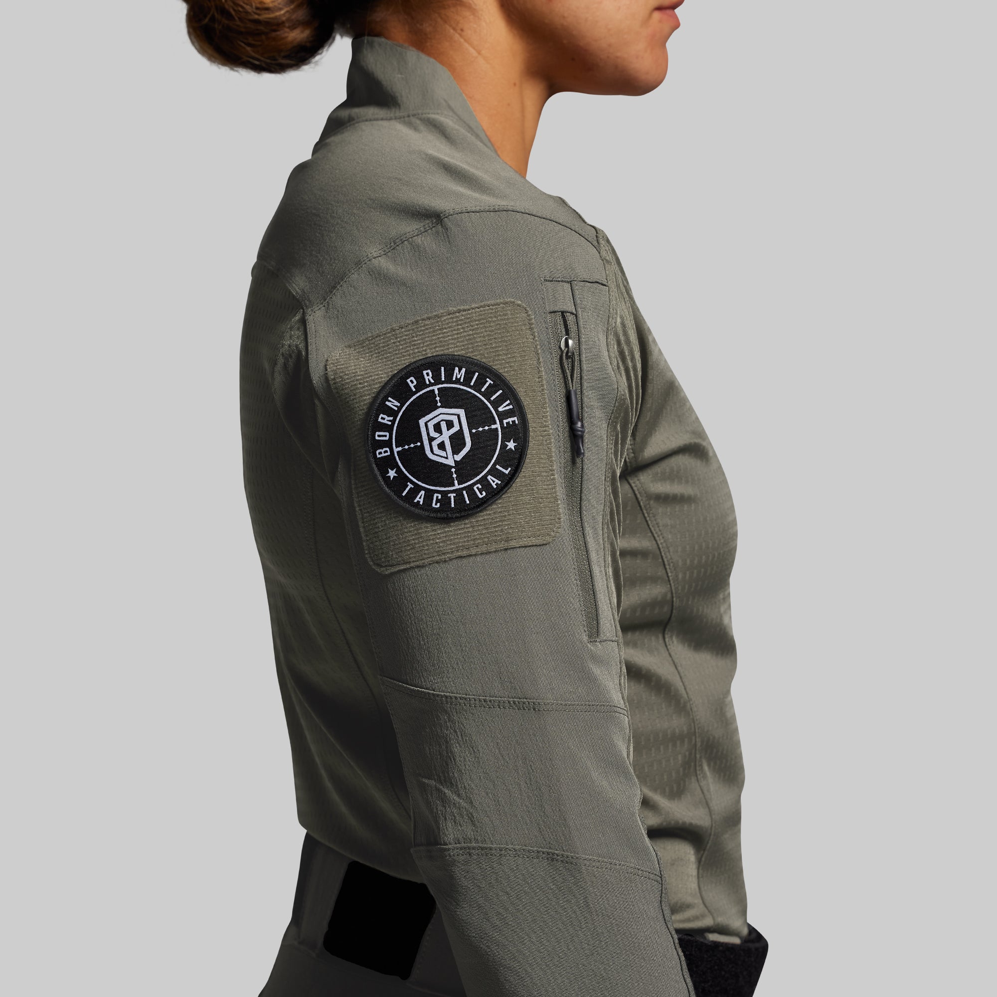 Women's Long Sleeve Op Top Pro (Ranger Green) - Image 6