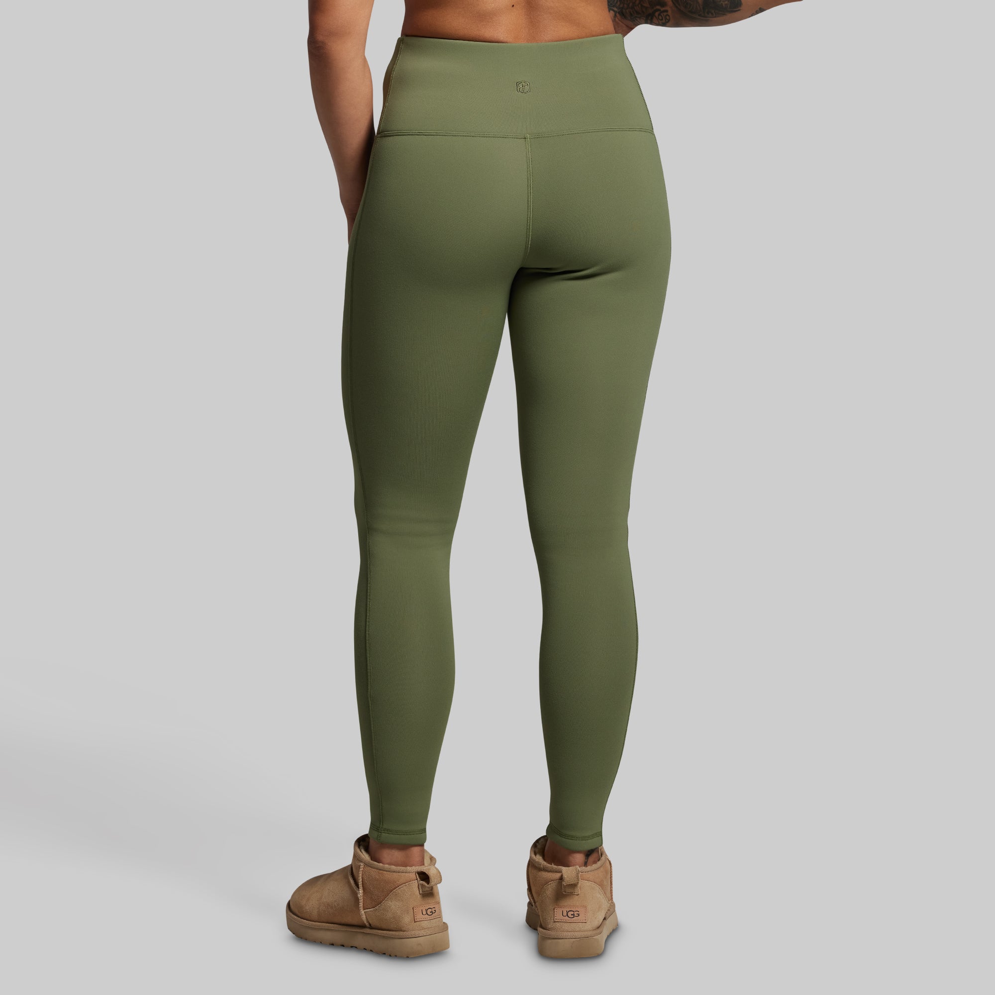 Fleece Lined Legging (Deep Green) - Image 3