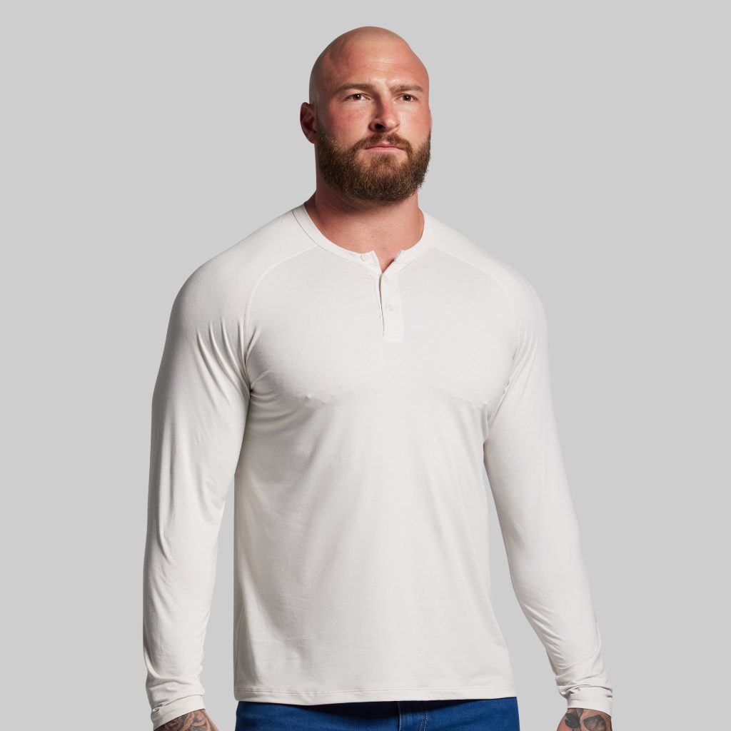 BP Premium Basic Henley (Sand)
