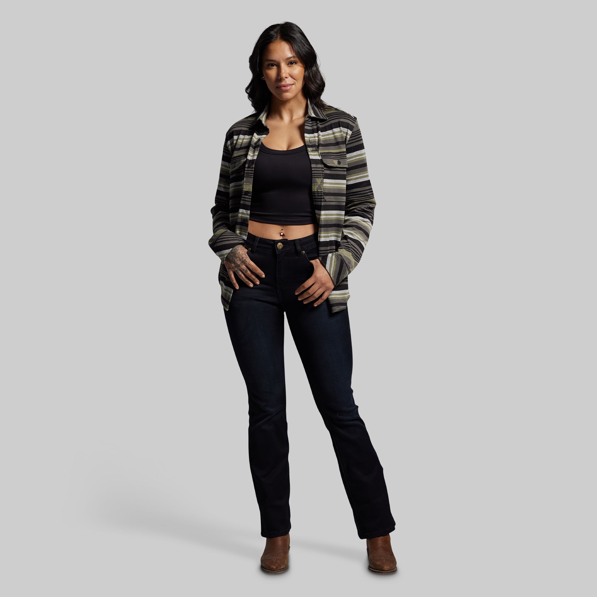 Woodsman Stretchy Flannel (Pasture) - Image 11