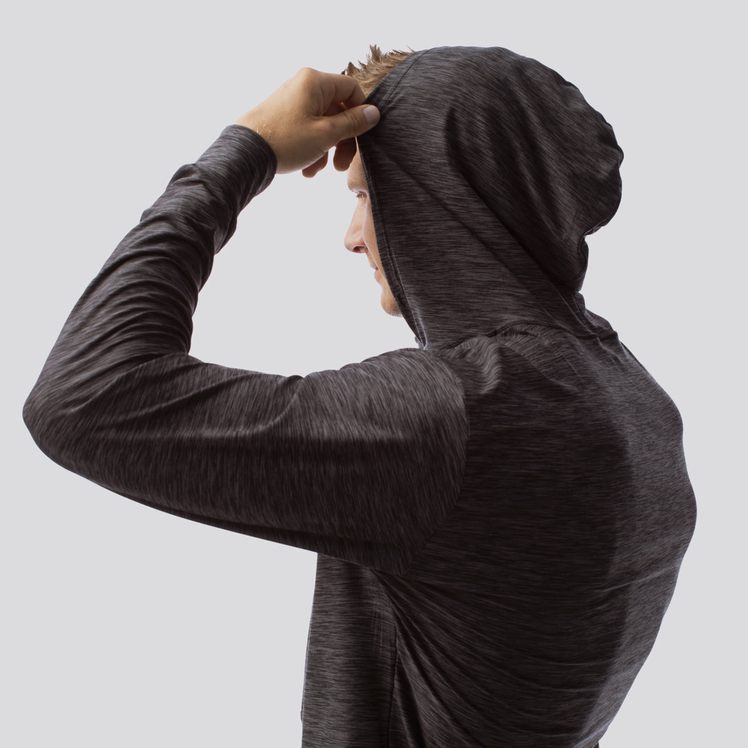 Athleisure Hoodie (Heather Black) - Image 3