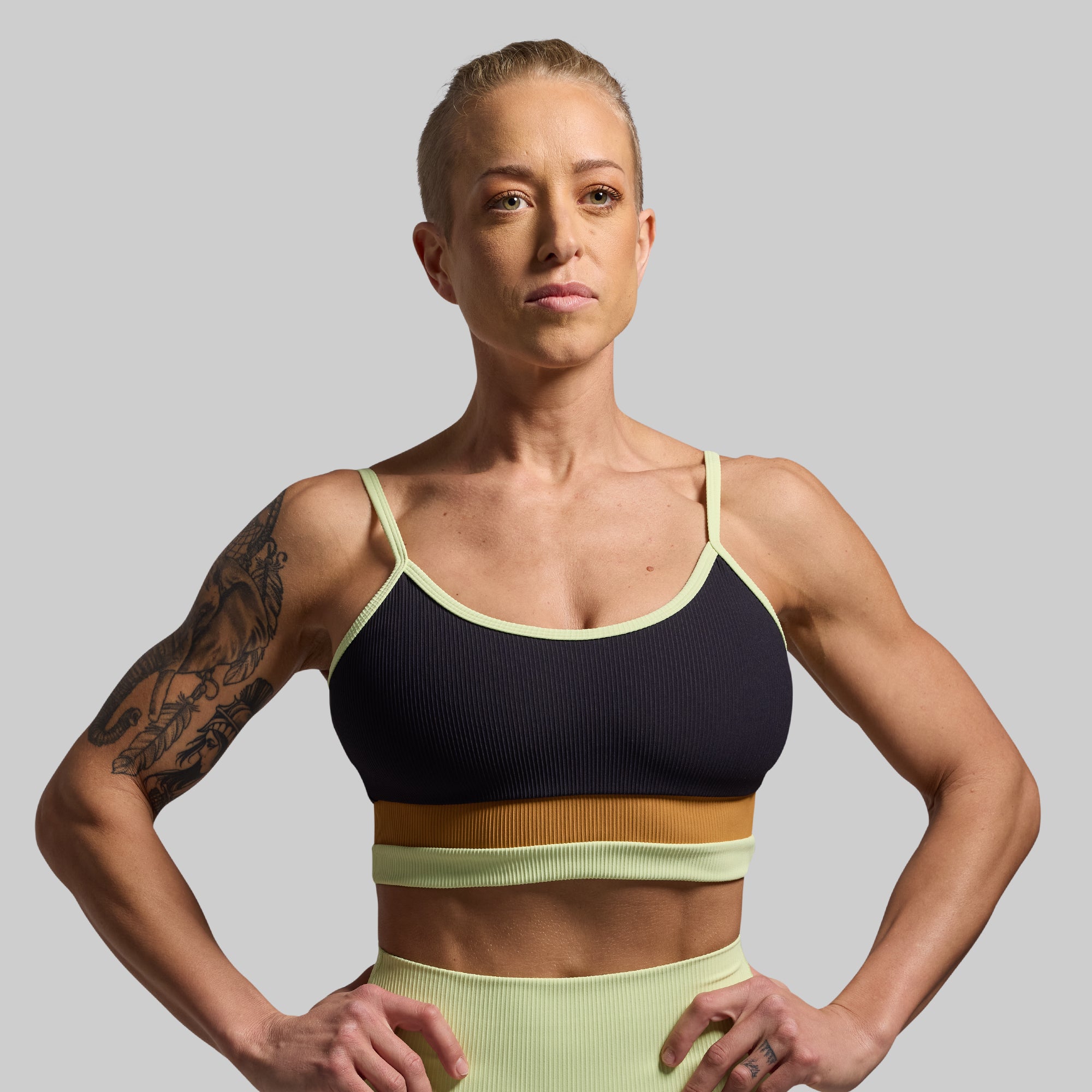 Out of Line Sports Bra (Glow)
