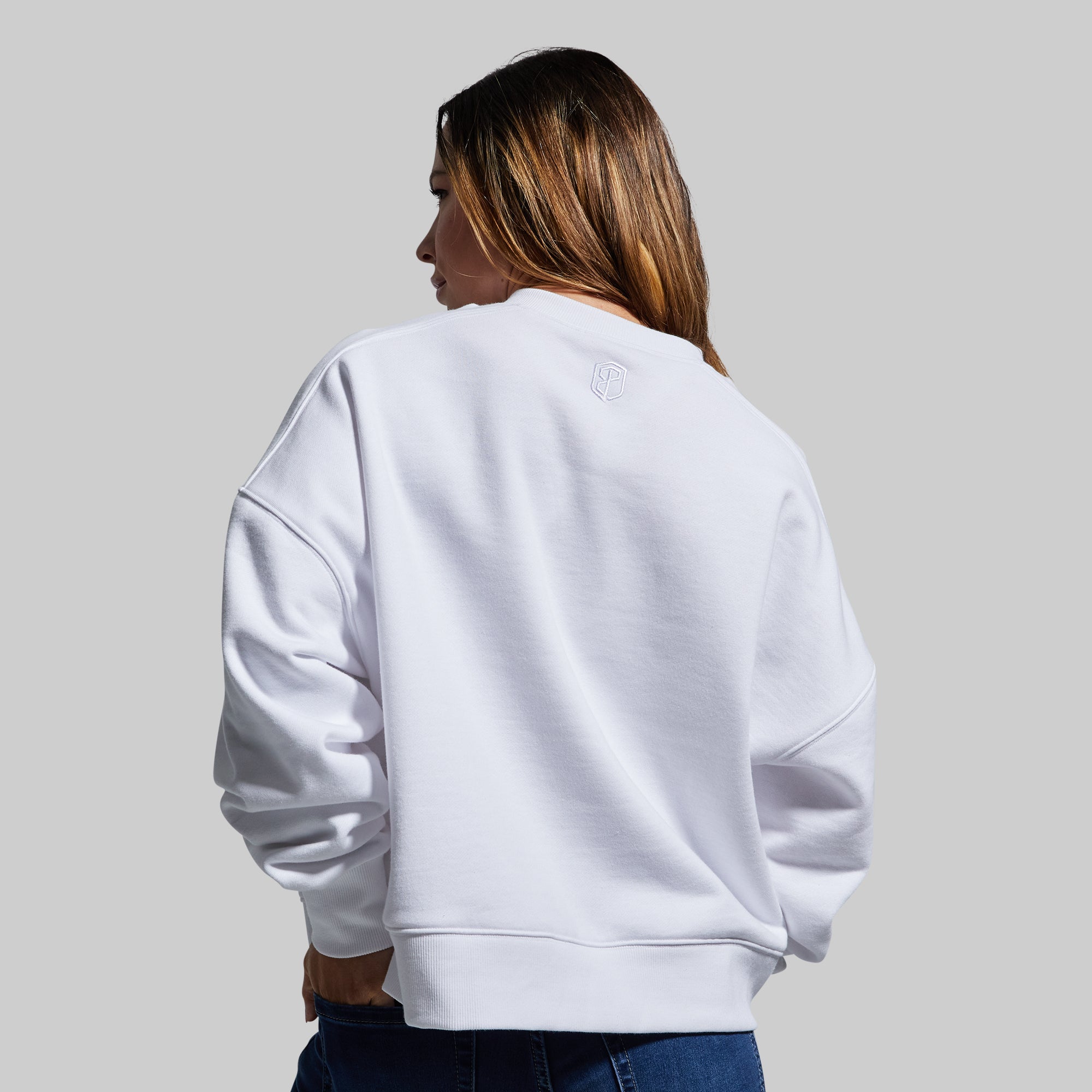 Pump Sweatshirt (White) - Image 2