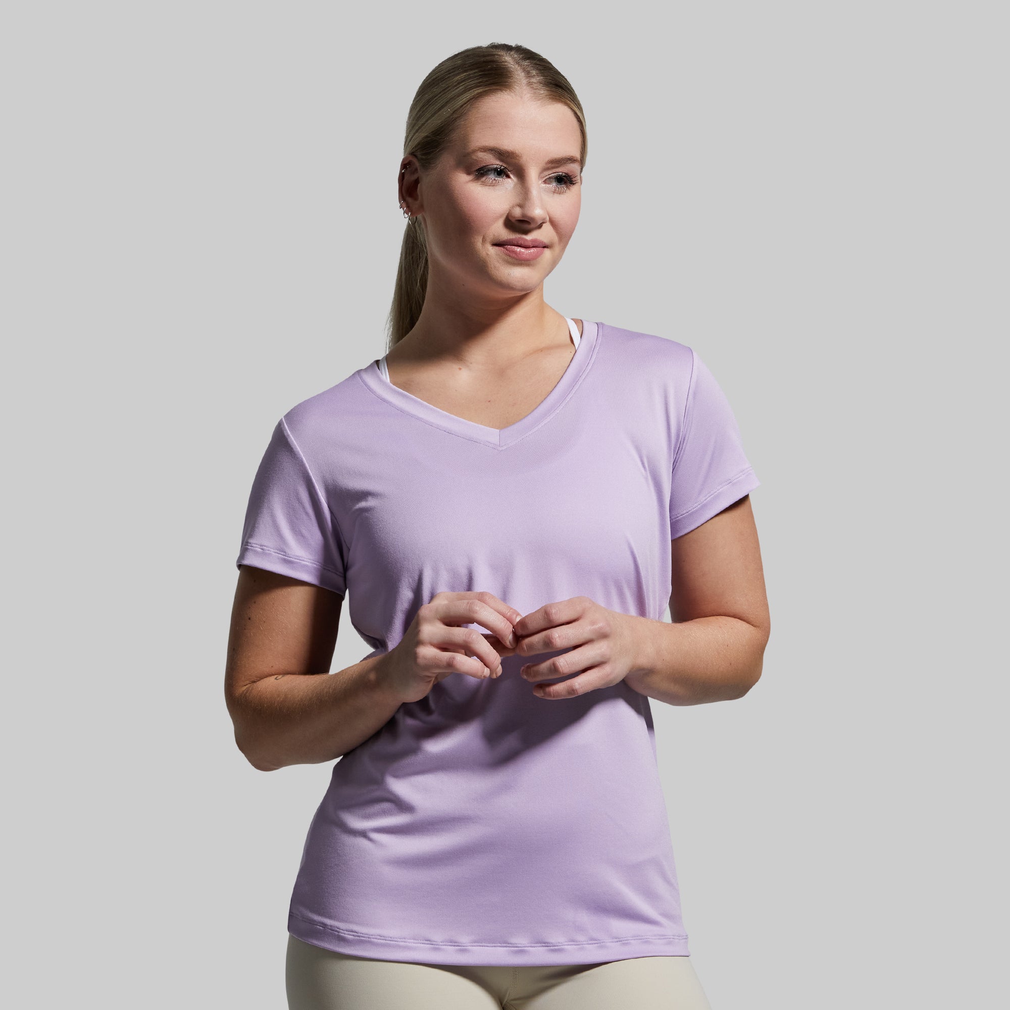 Athleisure Short Sleeve V-Neck (Enchanted) - Image 3