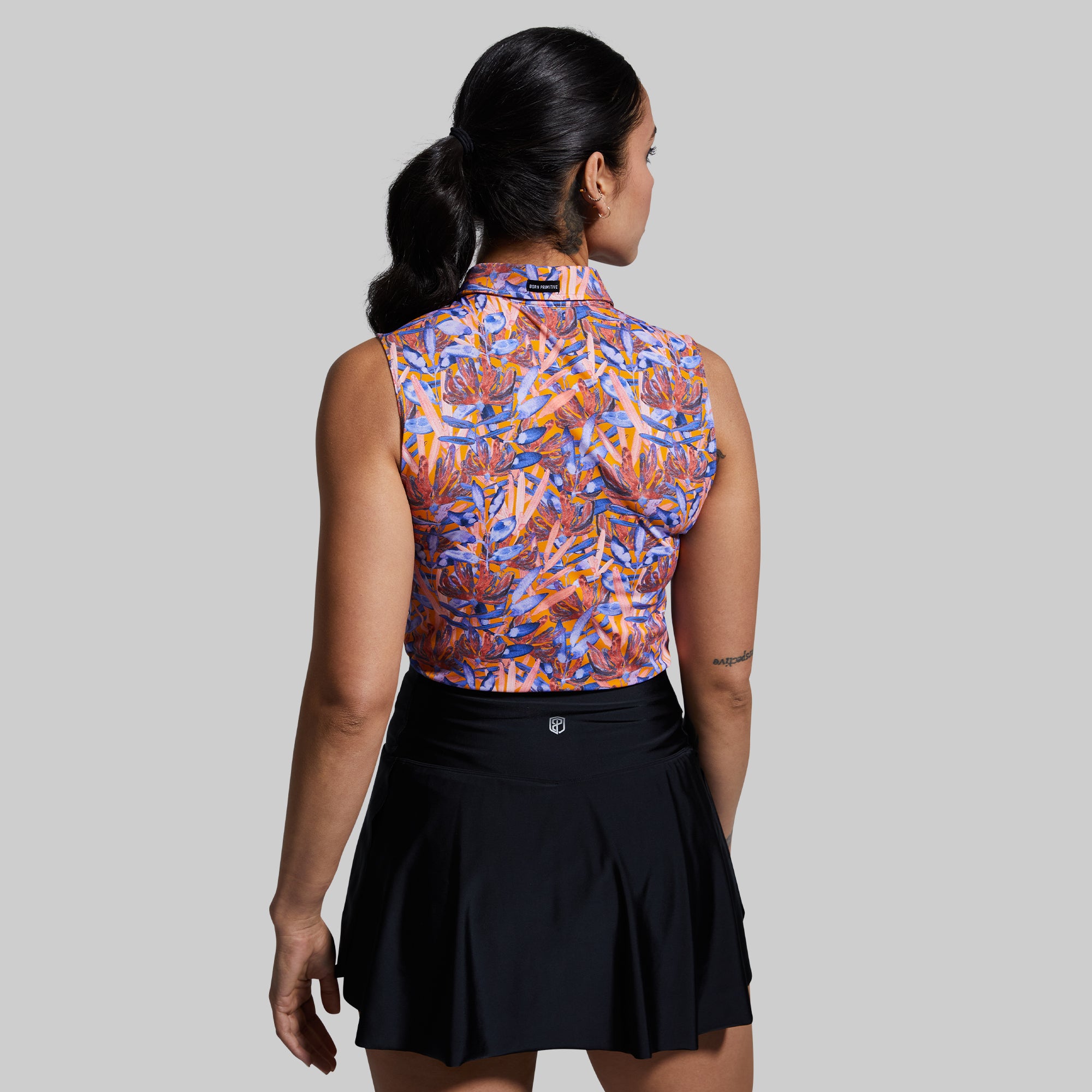 Victory Sleeveless Polo (Aster Jungle) - Image 2