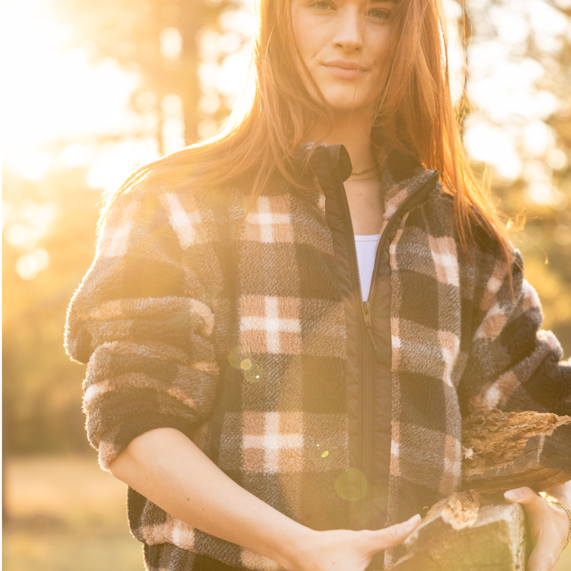 Women's Cropped Fleece Jacket (Kettle) - Image 2