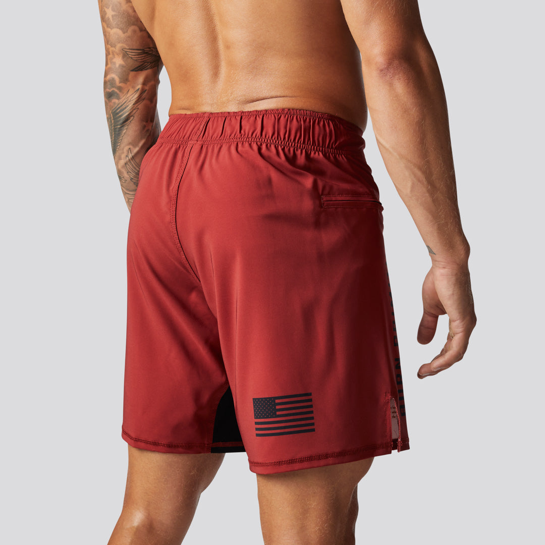 American Defender Short Velcro 3.0 (Crimson) - Image 2