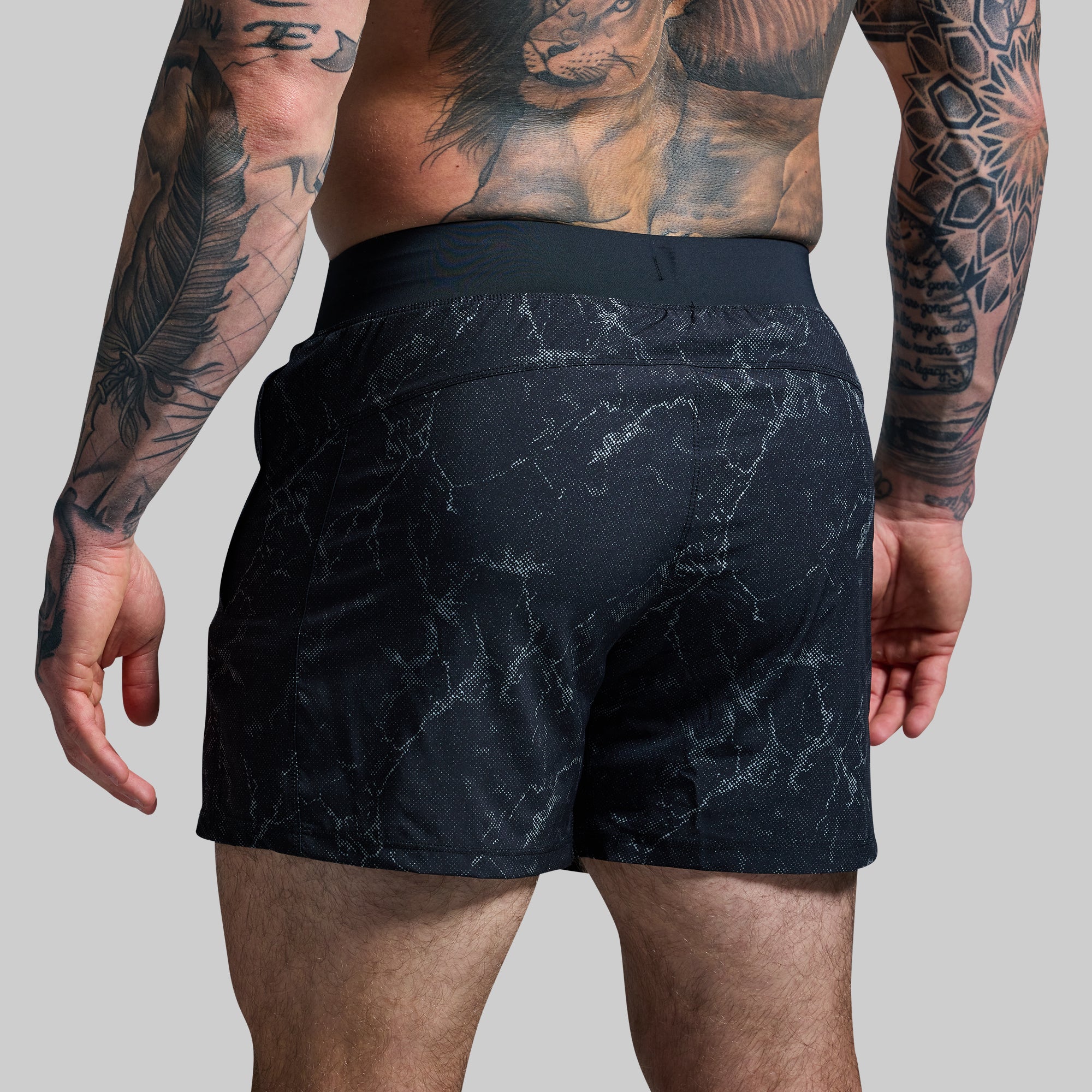 Versatile Short w/ Compression 5 (Black Marble) - Image 5