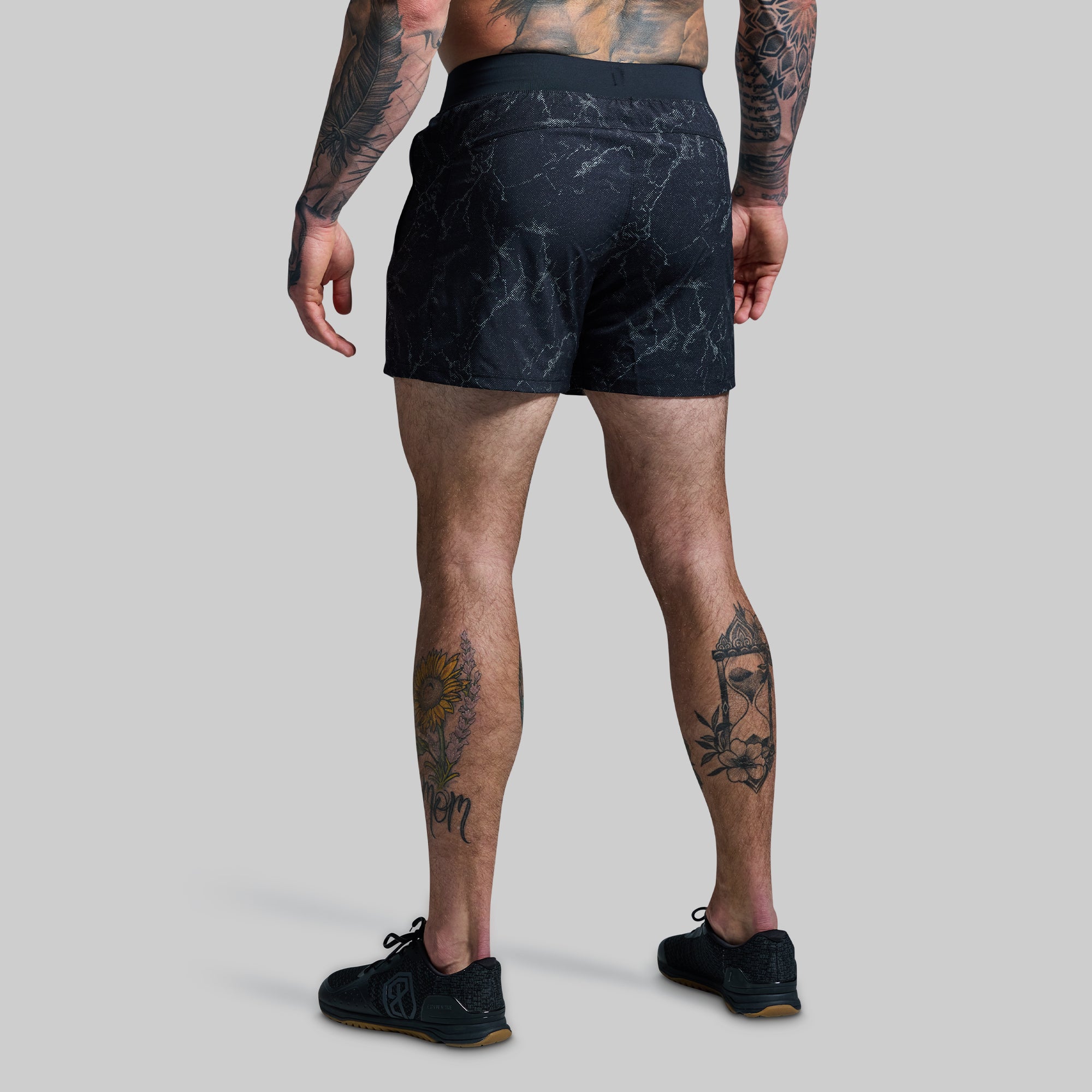Versatile Short w/ Compression 5 (Black Marble) - Image 3
