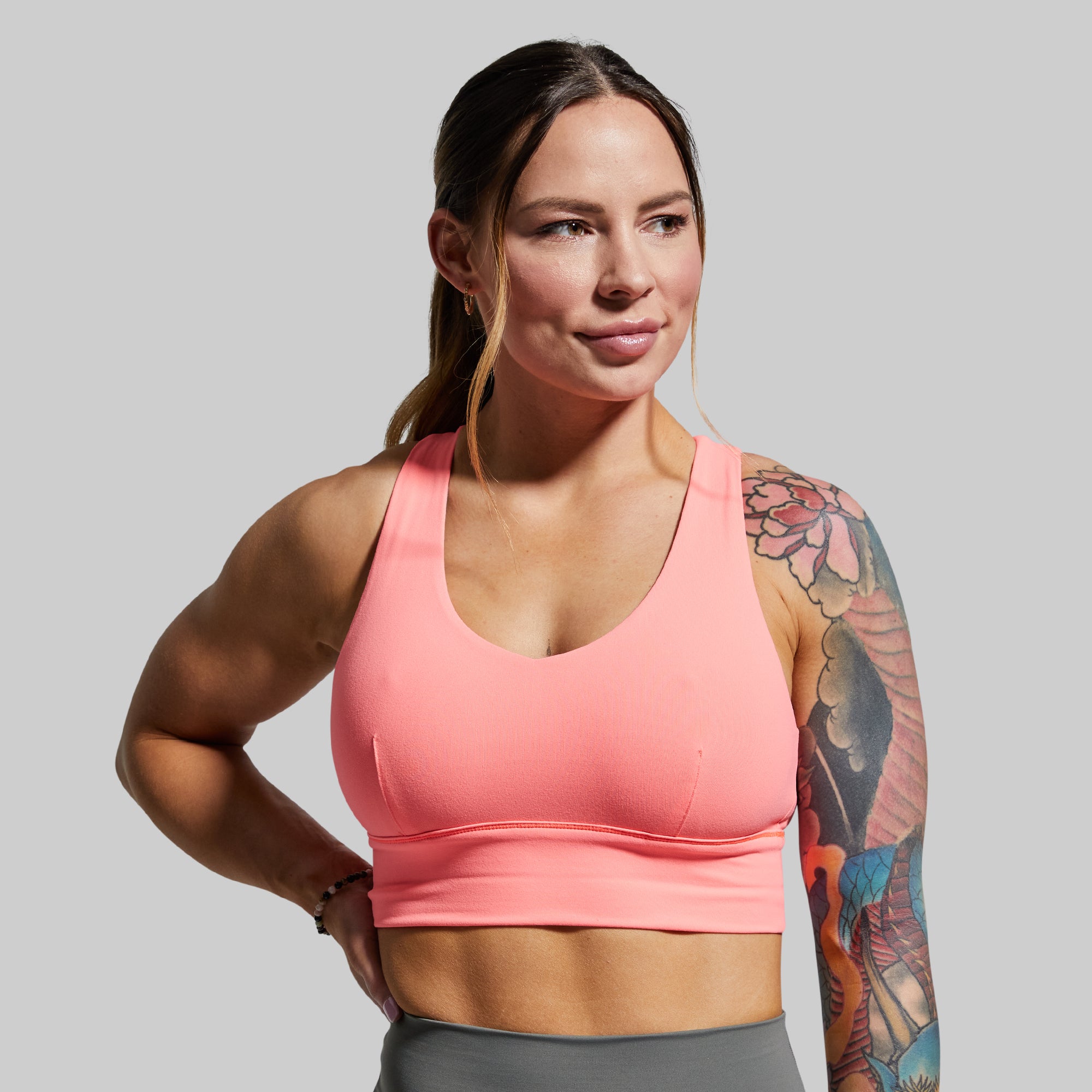 X-Factor Sports Bra (Coral) - Image 2