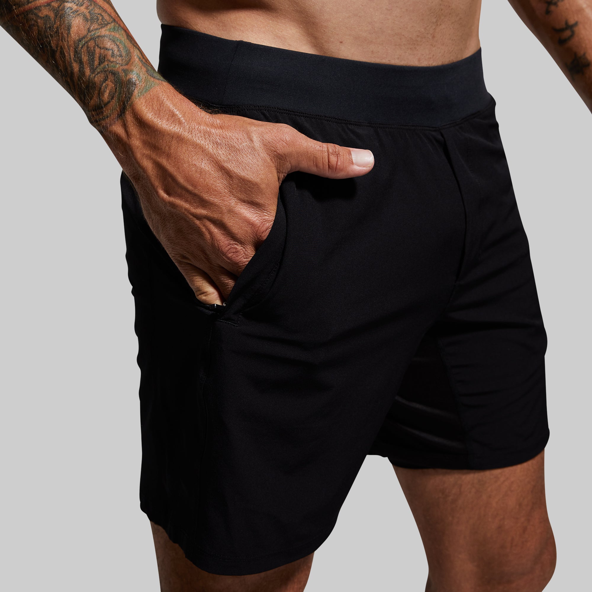 Versatile Short w/ Compression 7 (Black) - Image 2