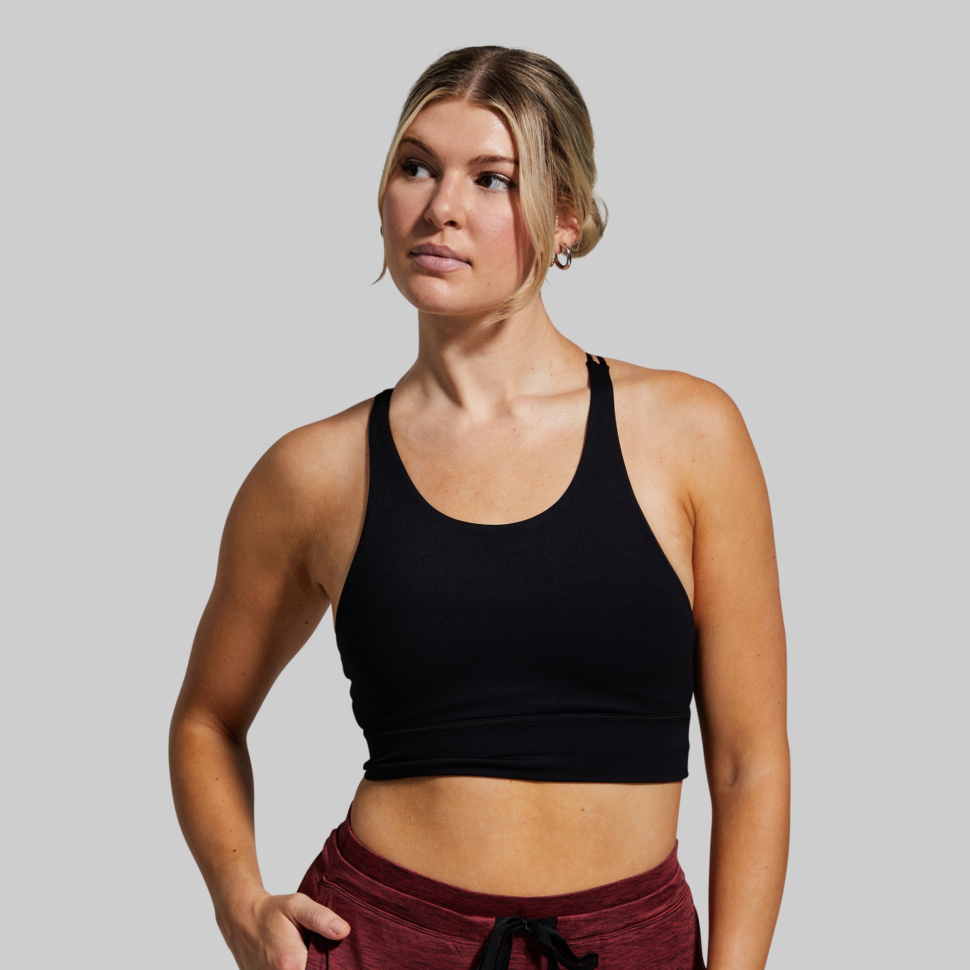 Untamed Original Sports Bra (Black) - Image 2