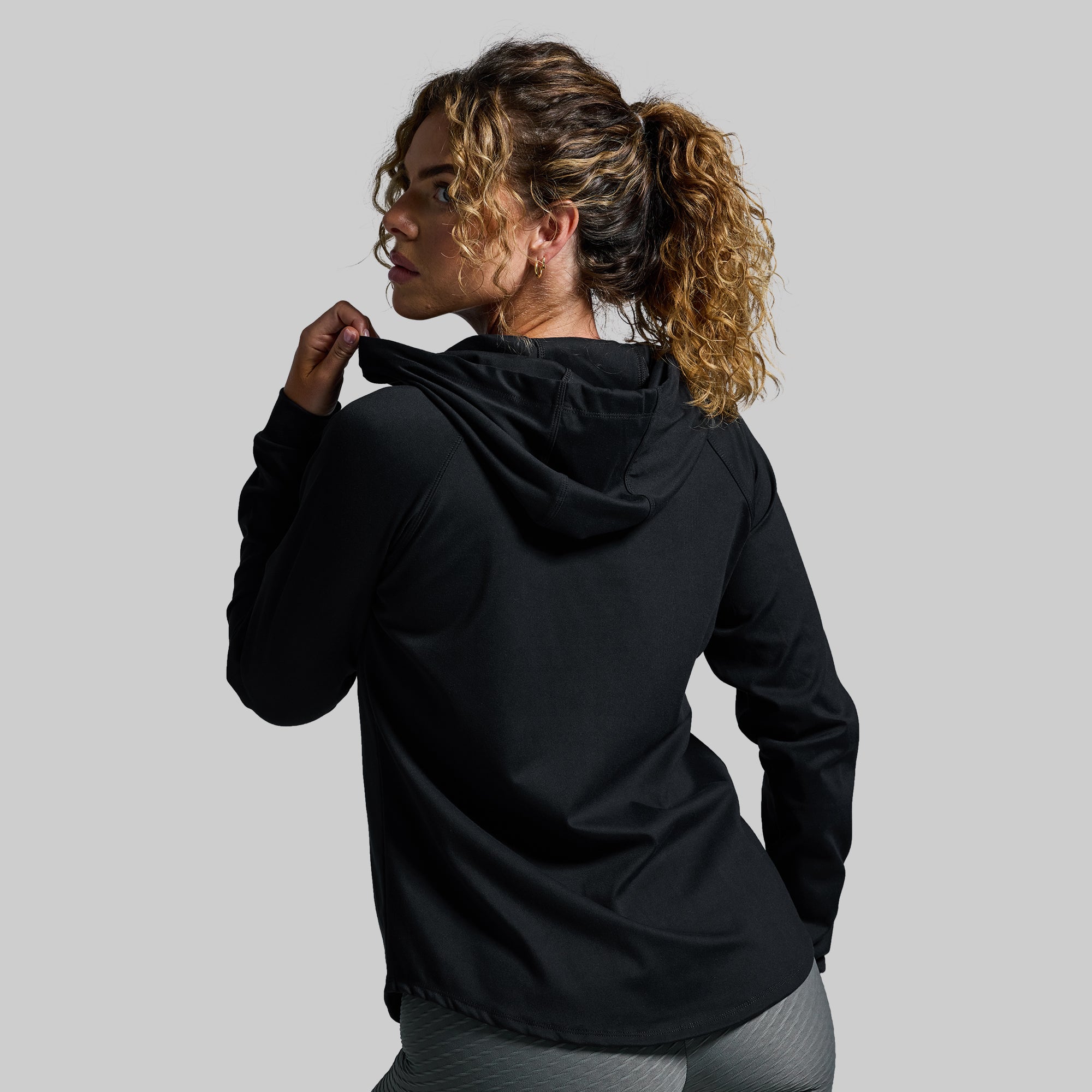 Weekender Zip Up Hoodie (Black) - Image 2