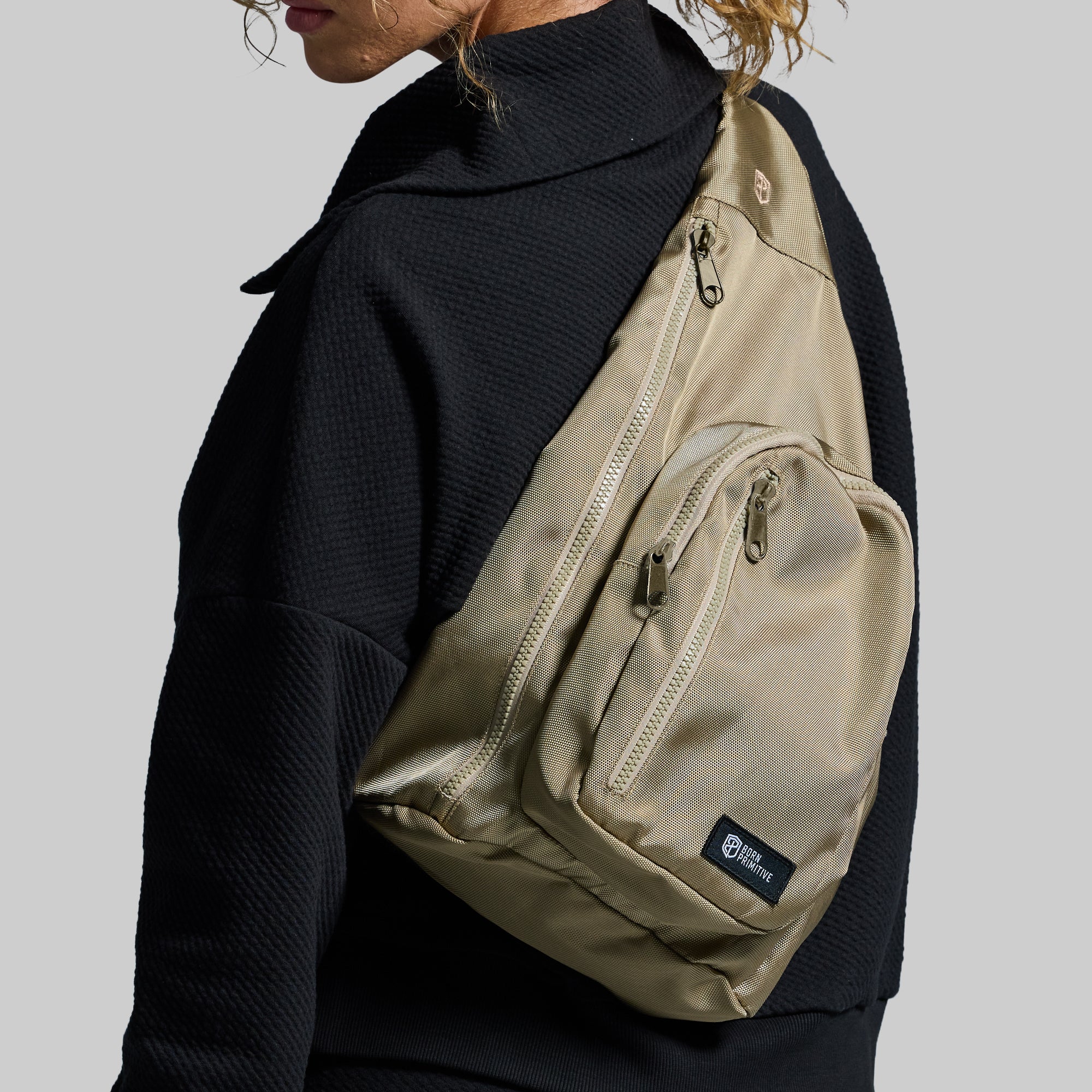 On The Go Sling Bag (Tan) - Image 7