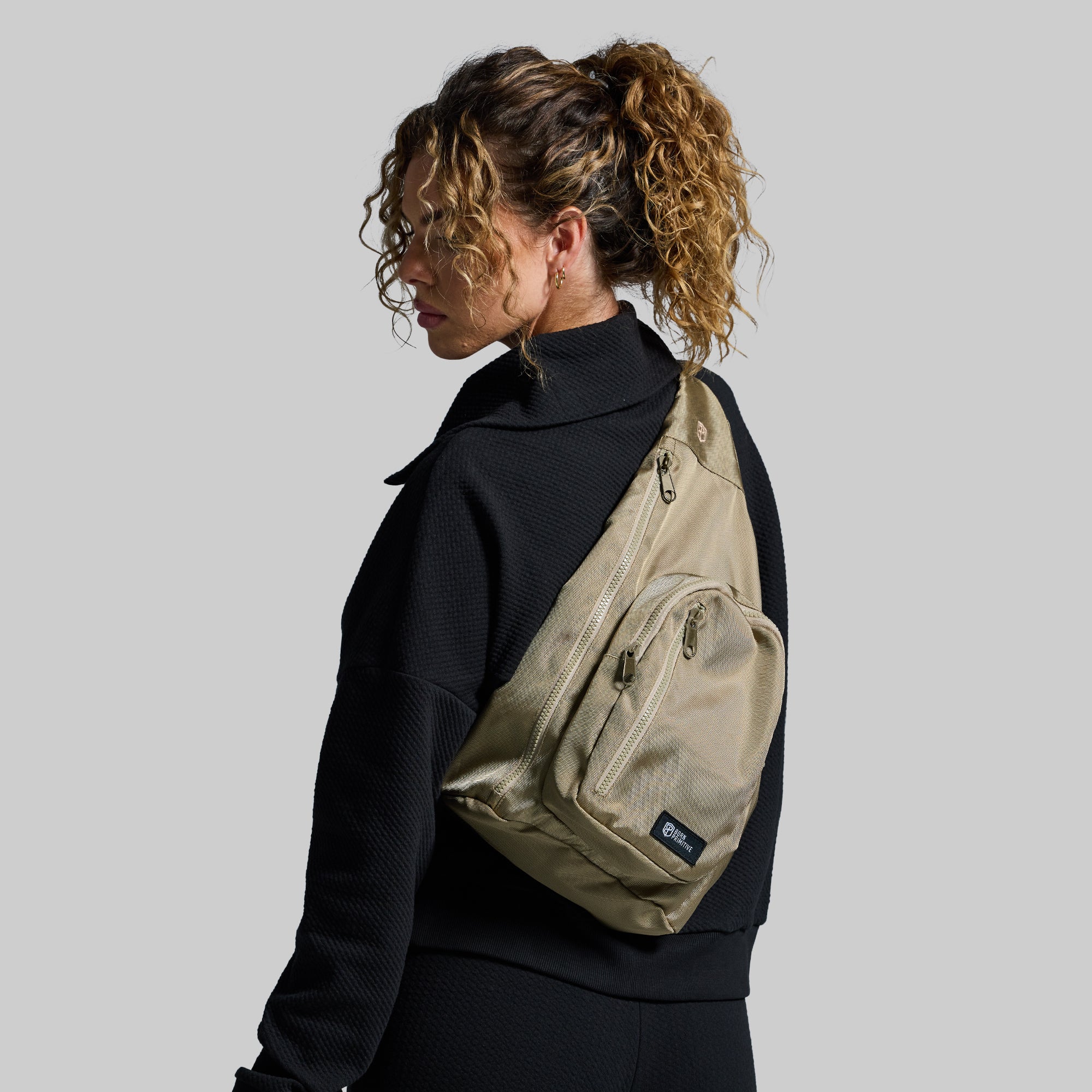 On The Go Sling Bag (Tan) - Image 2