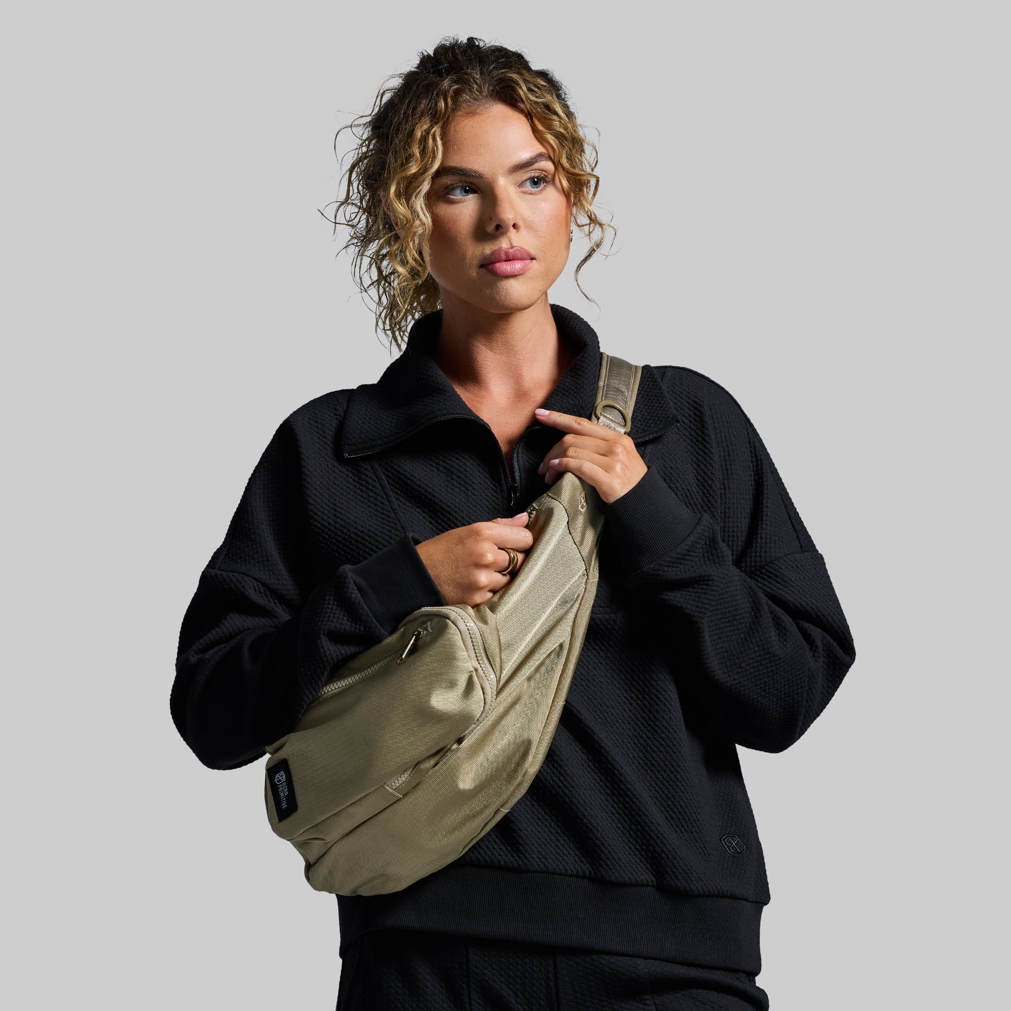 On The Go Sling Bag (Tan) - Image 4